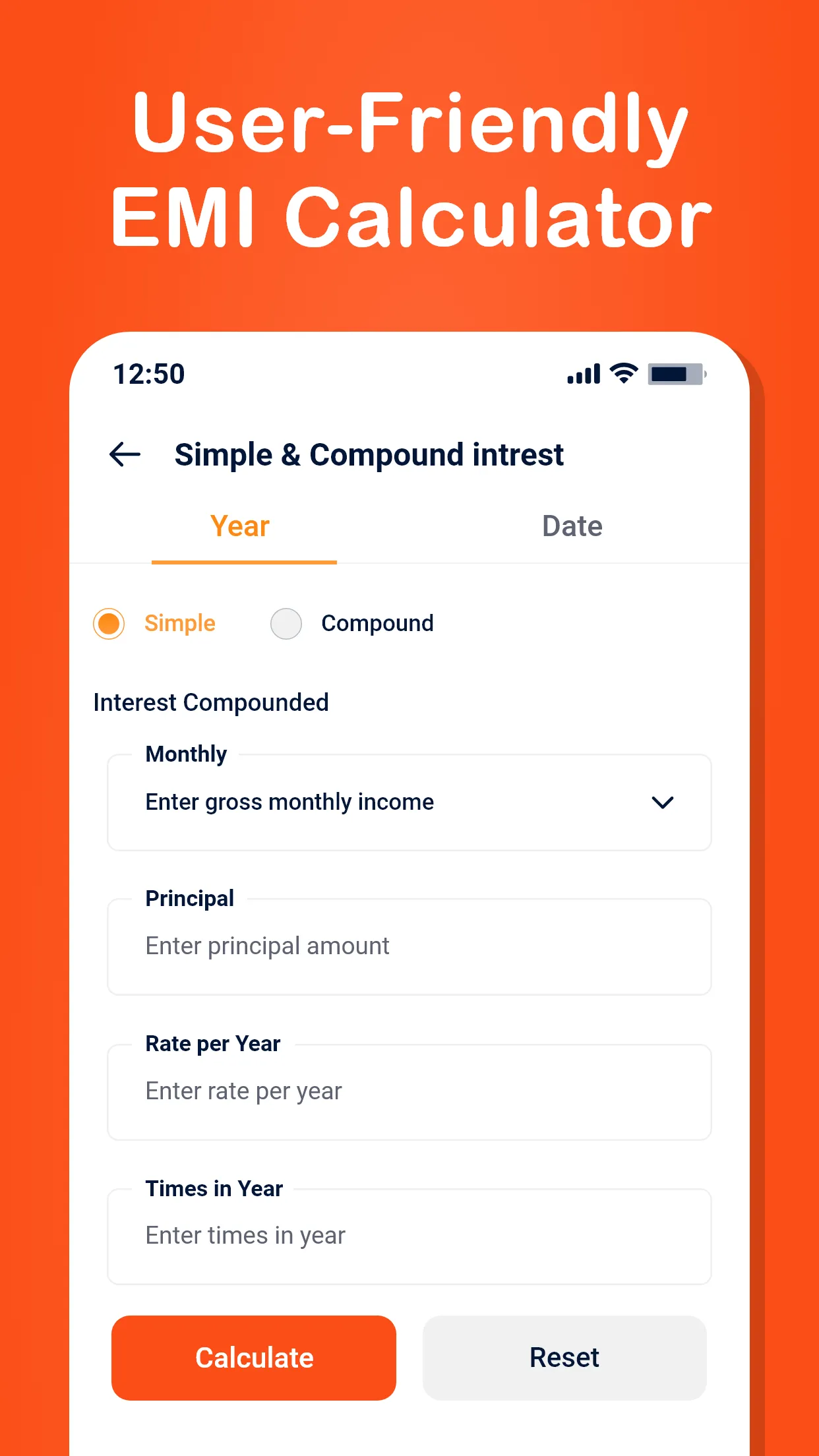 Loan EMI Calculator | Indus Appstore | Screenshot