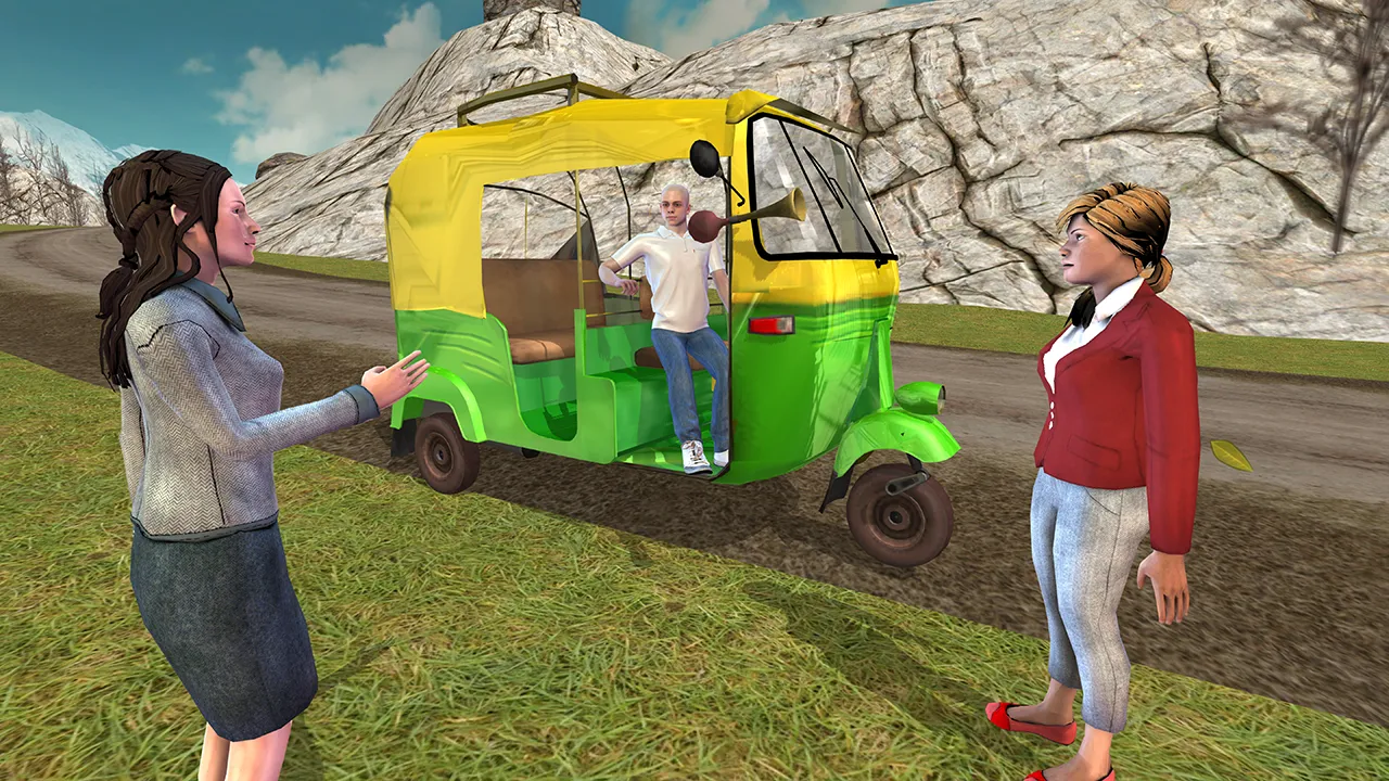 Tuk Tuk Rickshaw Driving Game | Indus Appstore | Screenshot