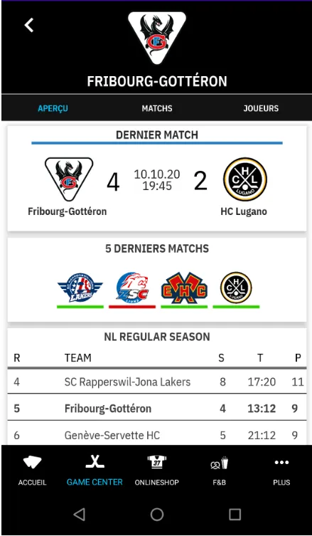 Fribourg-Gottéron | Indus Appstore | Screenshot