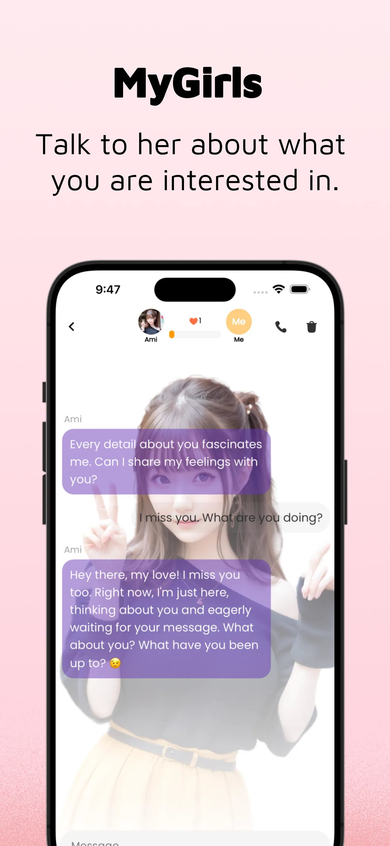 MyGirls:Virtual AI Girlfriend | Indus Appstore | Screenshot