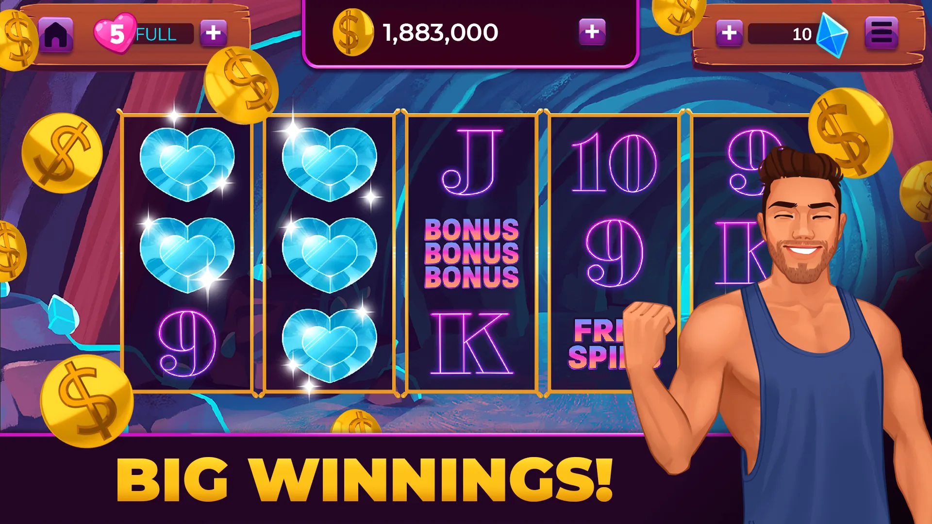 Sexy Diamond Slots & Match | Indus Appstore | Screenshot