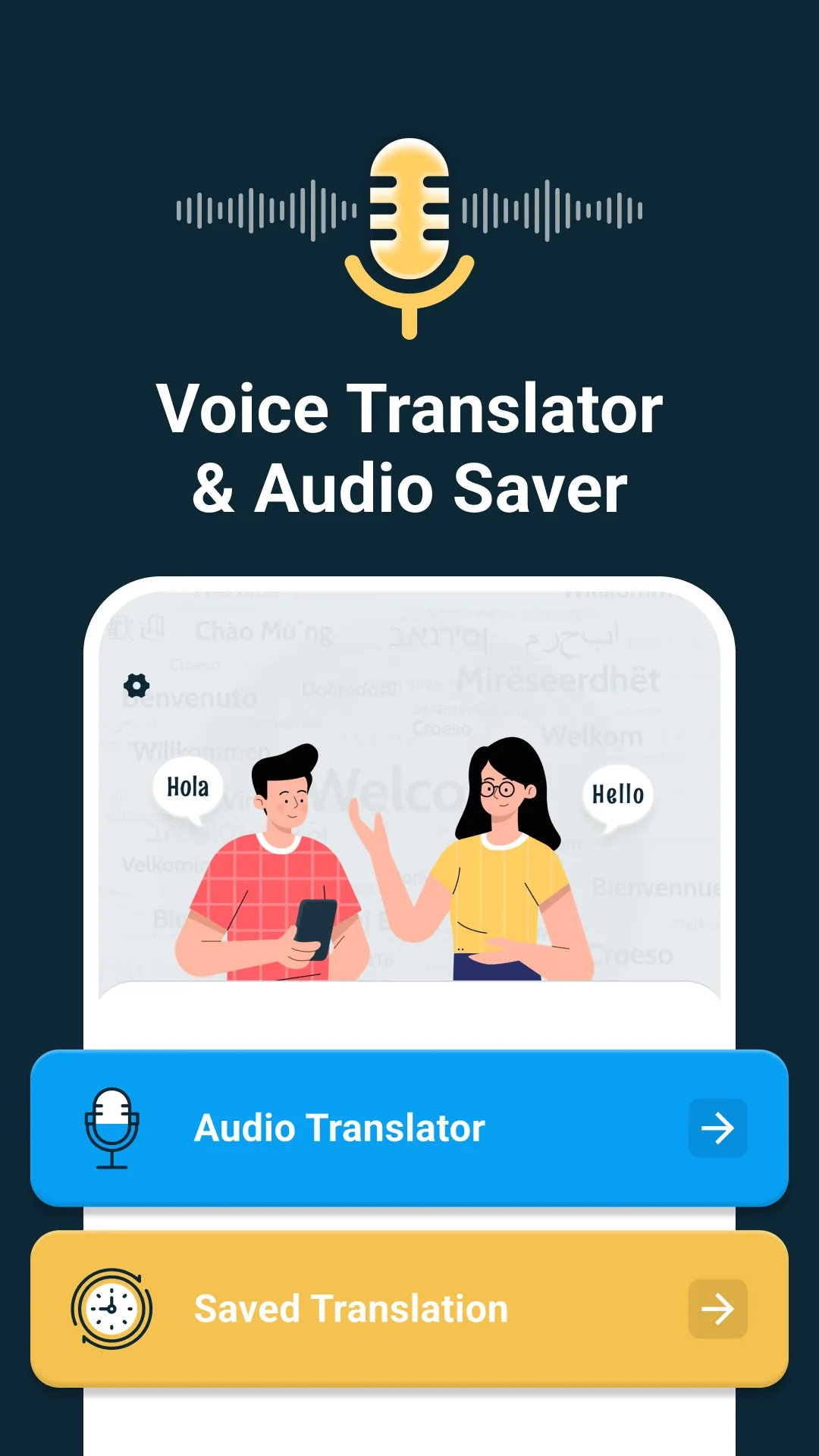 Voice Translator & Audio Saver | Indus Appstore | Screenshot