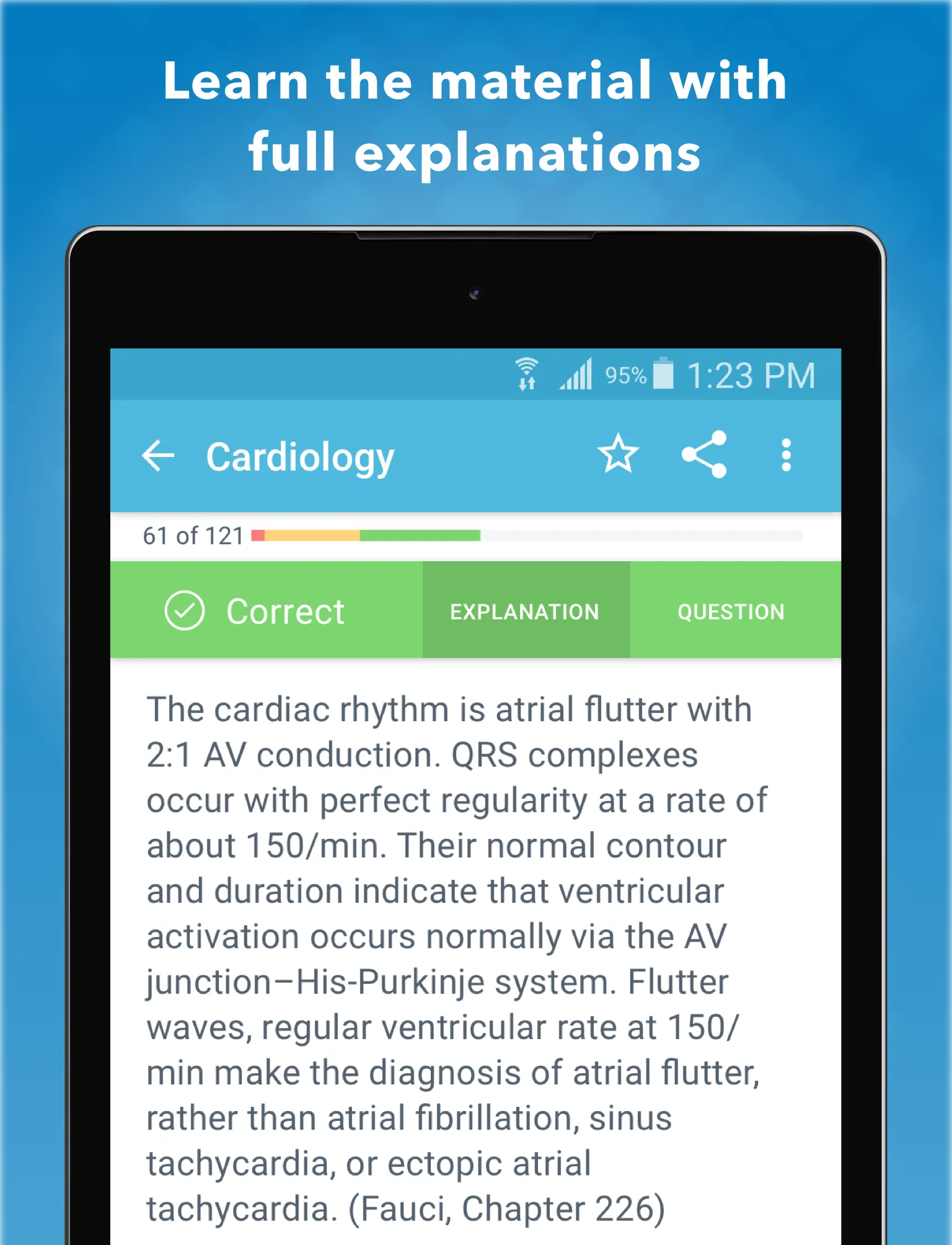 USMLE Internal Medicine Q&A | Indus Appstore | Screenshot