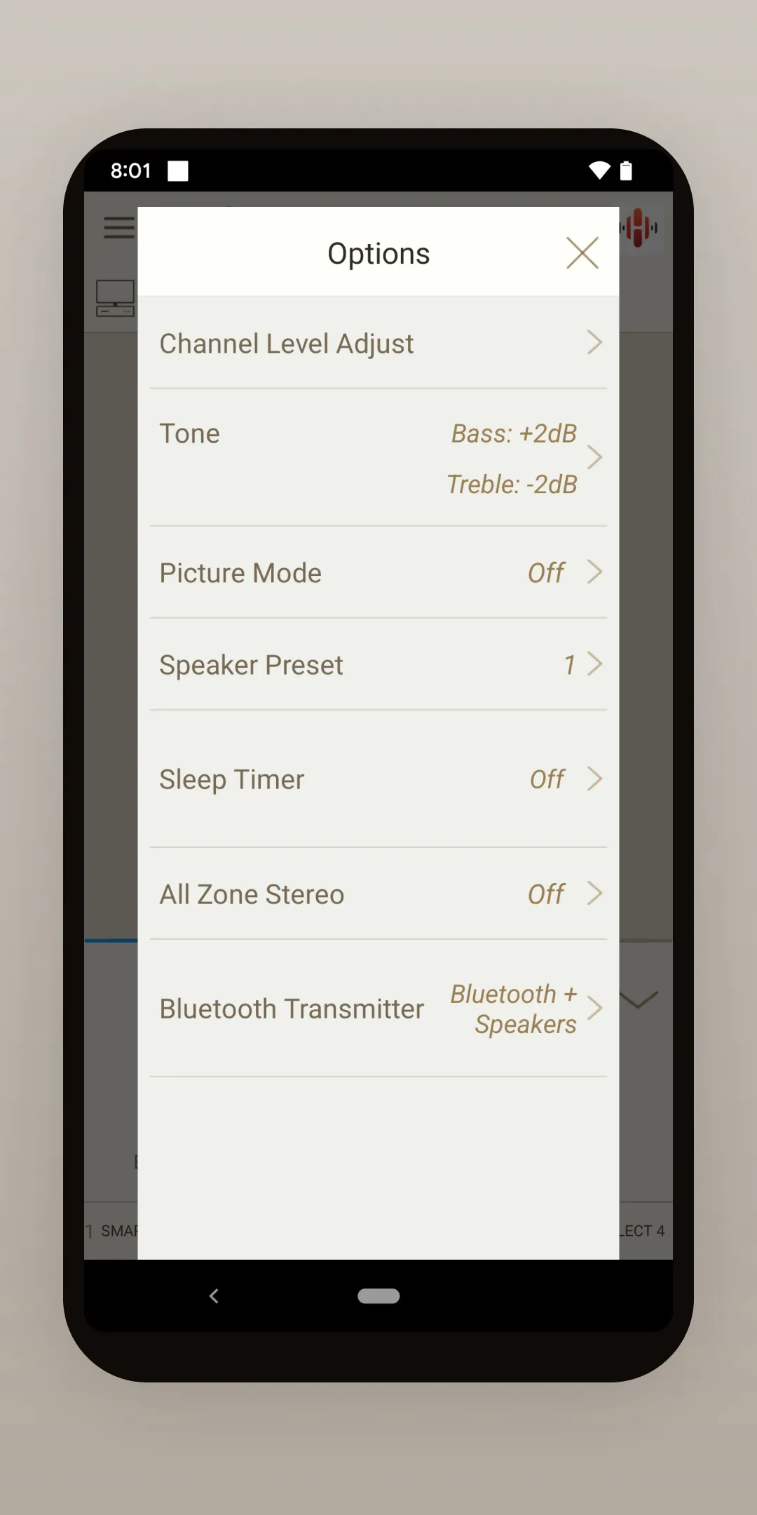 Marantz AVR Remote | Indus Appstore | Screenshot