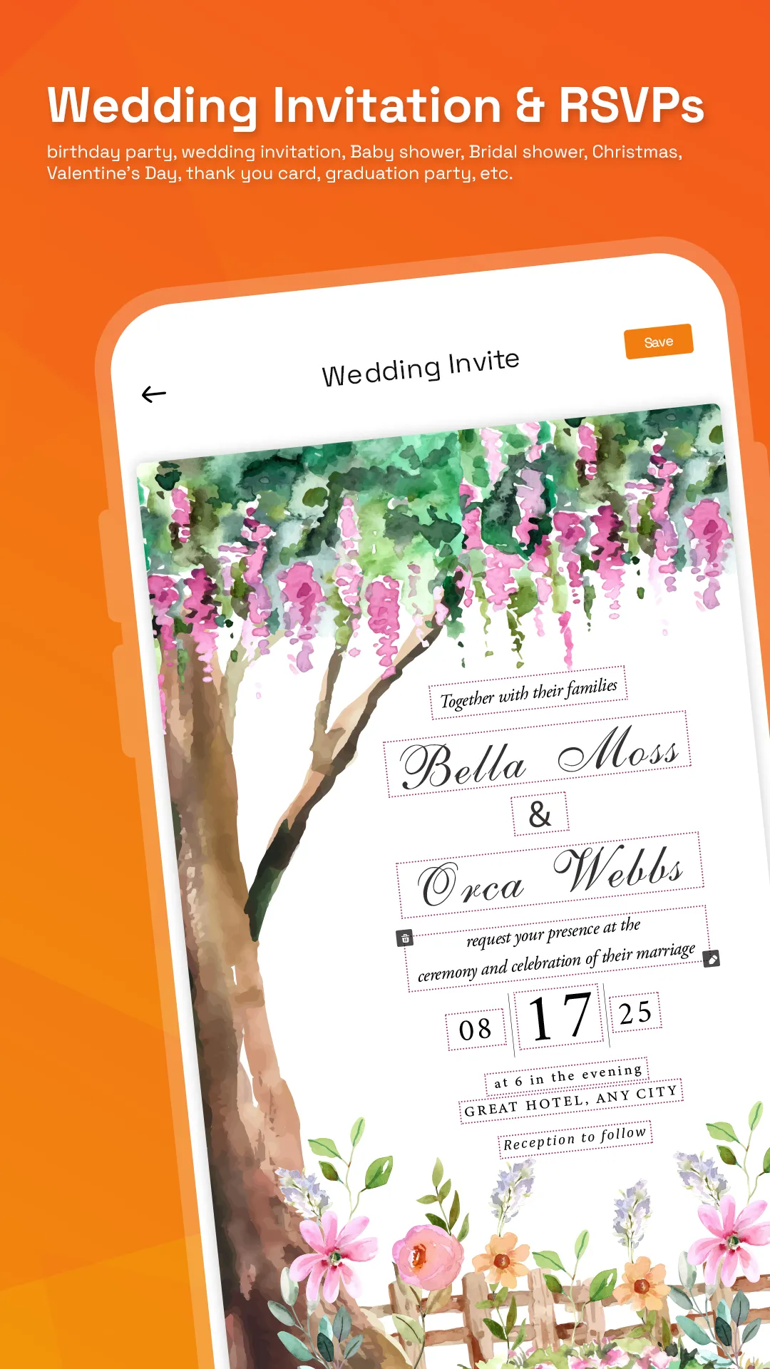 Invitation Card Maker free | Indus Appstore | Screenshot