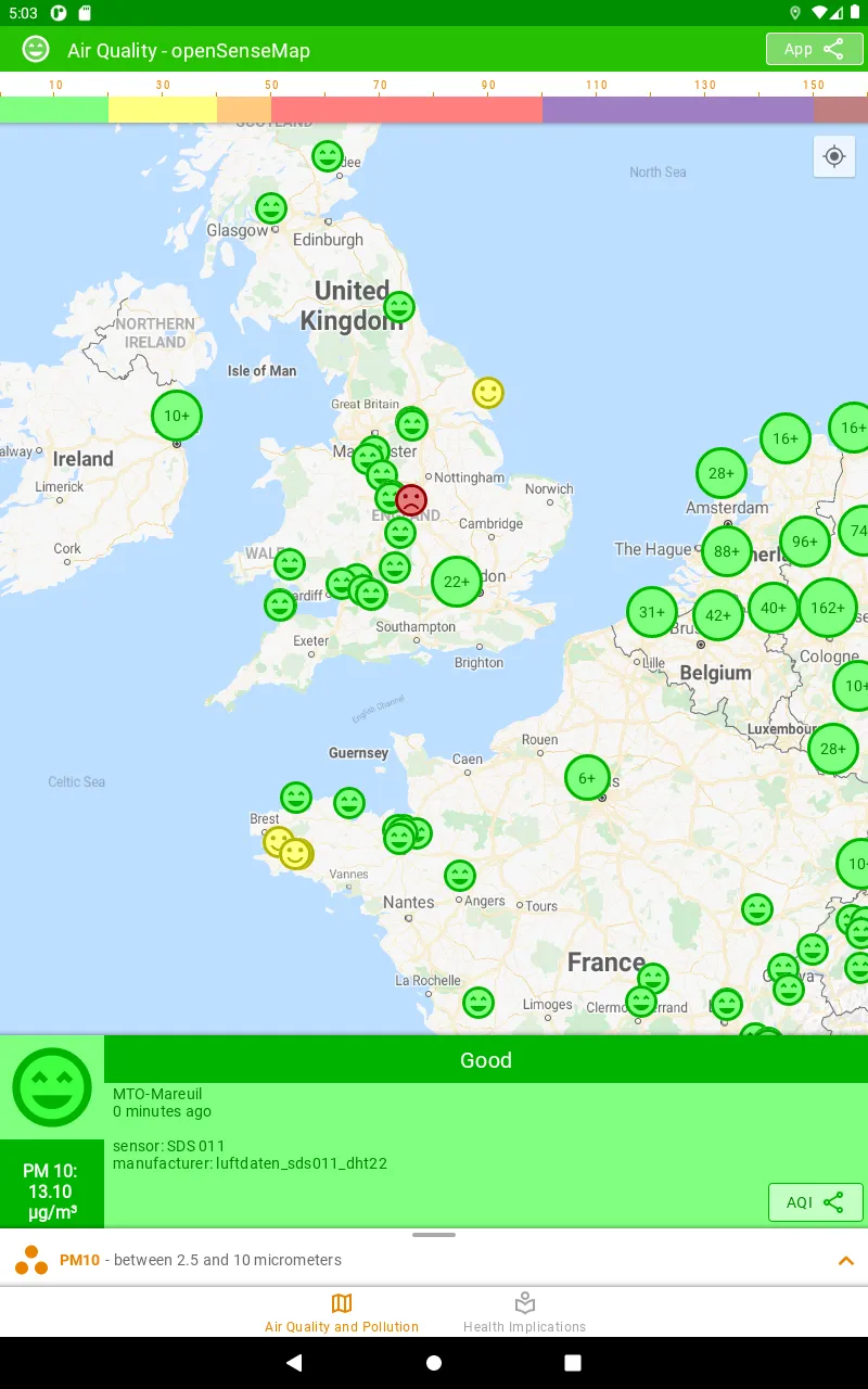 Air Quality and Pollution | Indus Appstore | Screenshot