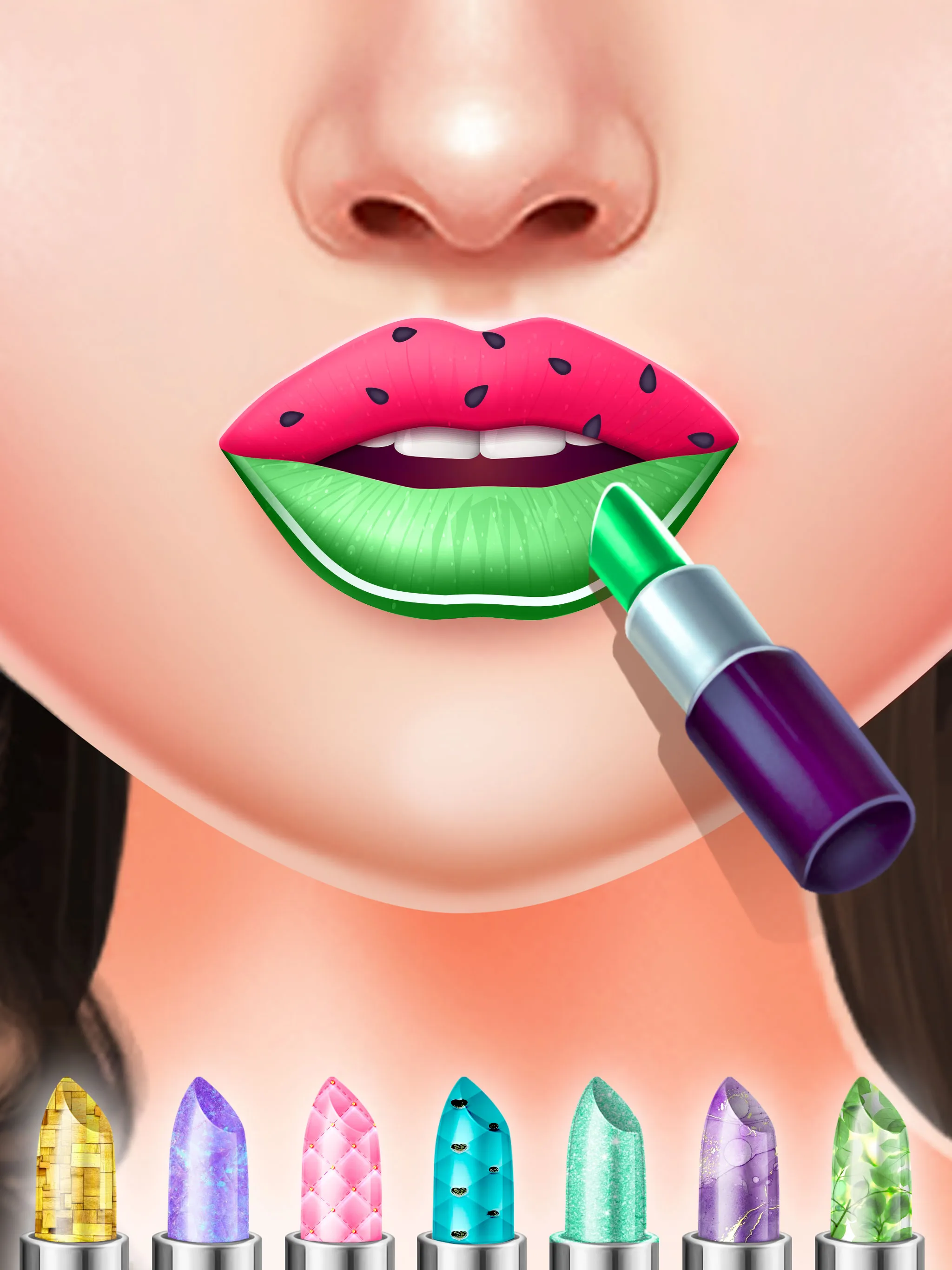 Lip Art DIY Makeover Games | Indus Appstore | Screenshot