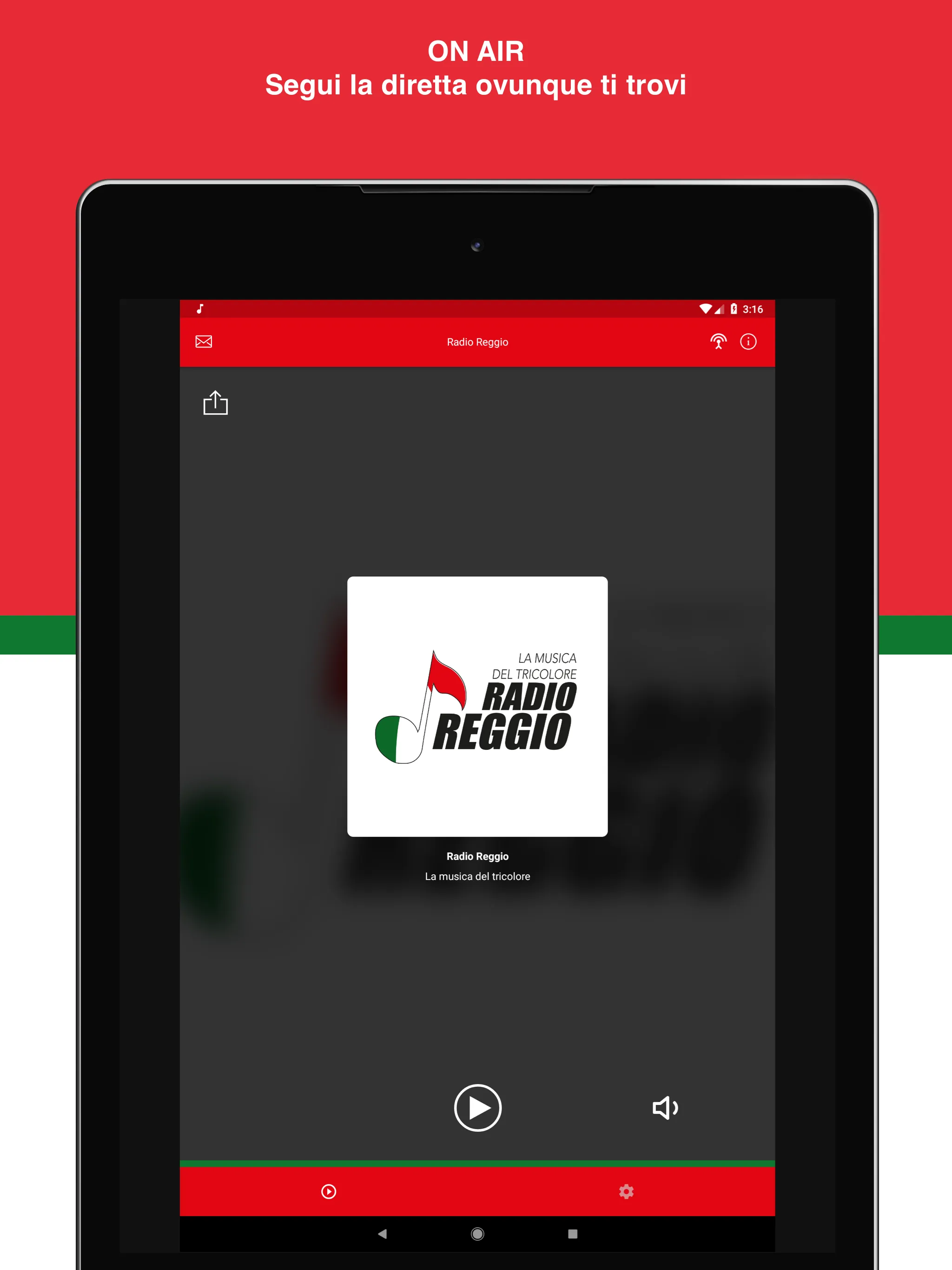 Radio Reggio | Indus Appstore | Screenshot