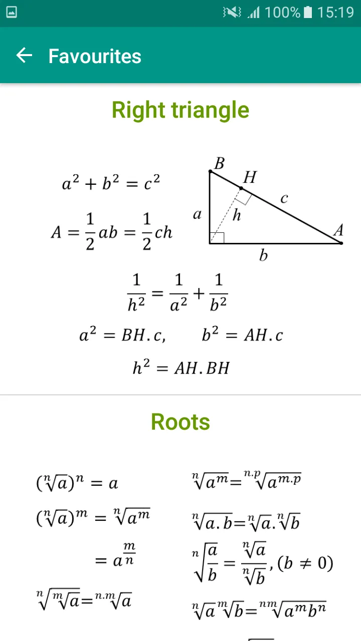 Math Formulas - Offline | Indus Appstore | Screenshot