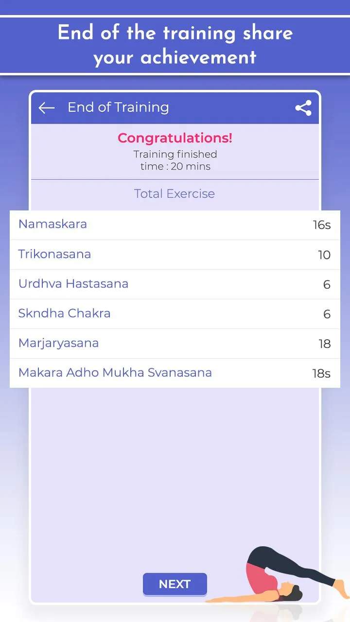 Daily Yoga Exercise - Yoga Wor | Indus Appstore | Screenshot