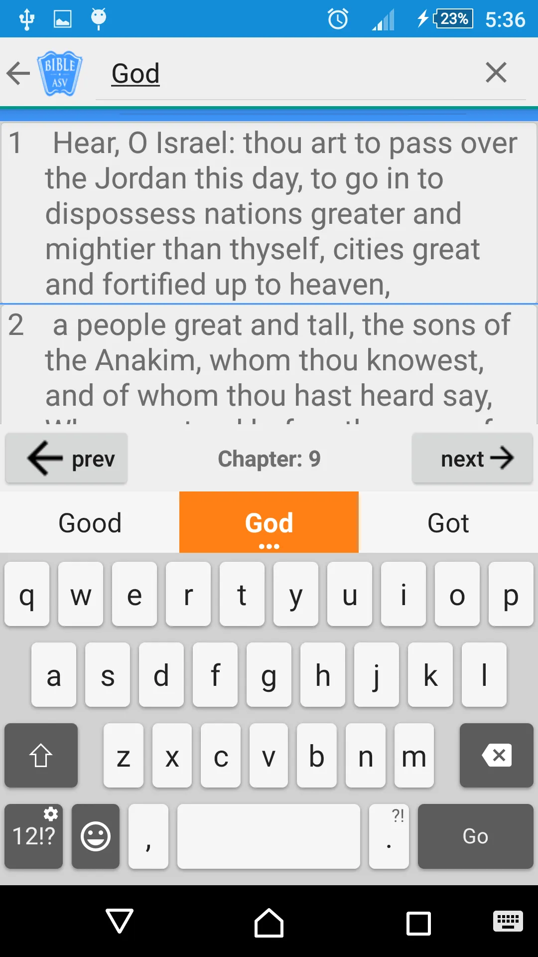 Bible- ASV | Indus Appstore | Screenshot