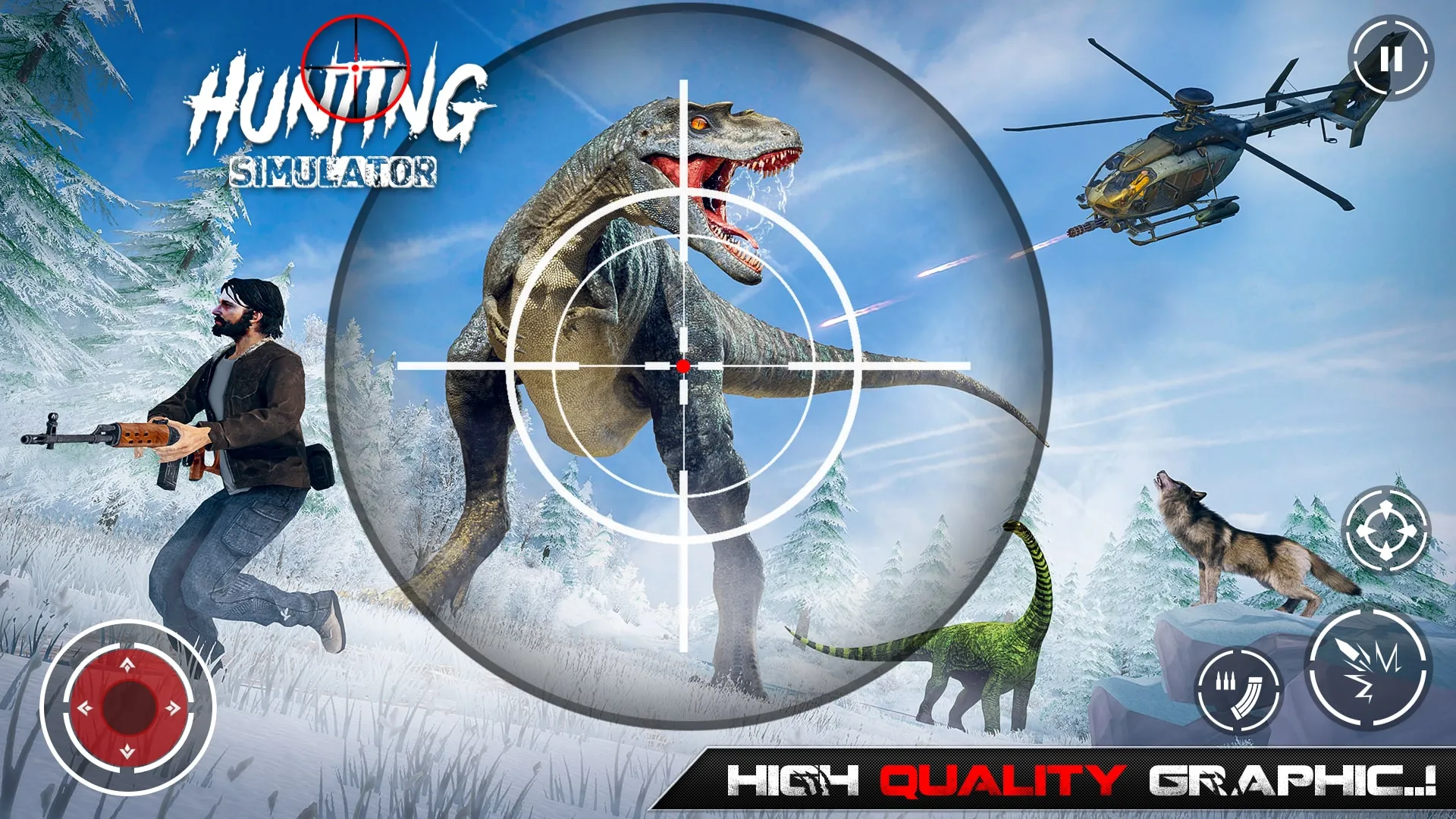 Dinosaur Hunting Gun Games | Indus Appstore | Screenshot