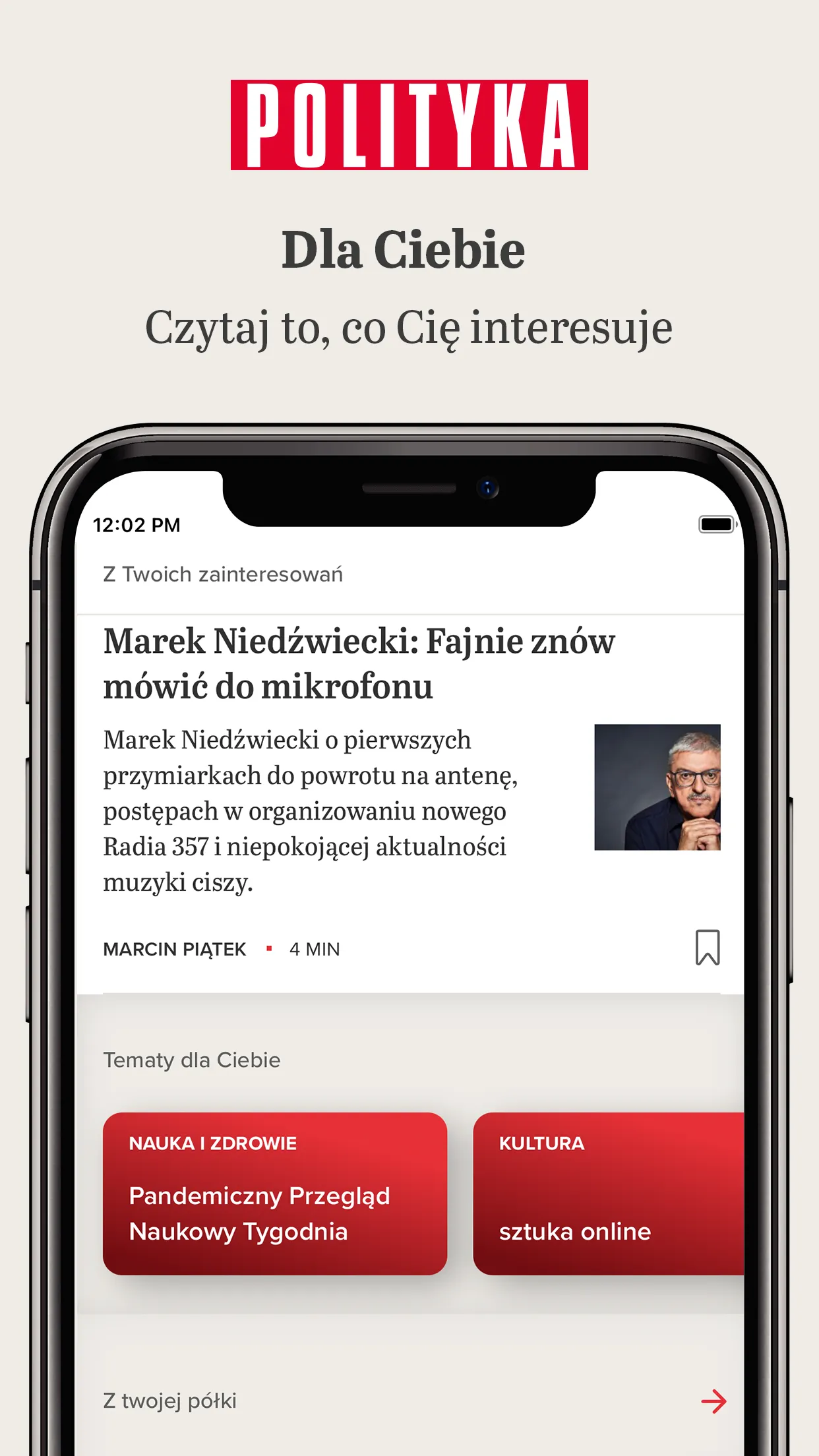 Polityka: Tygodnik News Audio | Indus Appstore | Screenshot