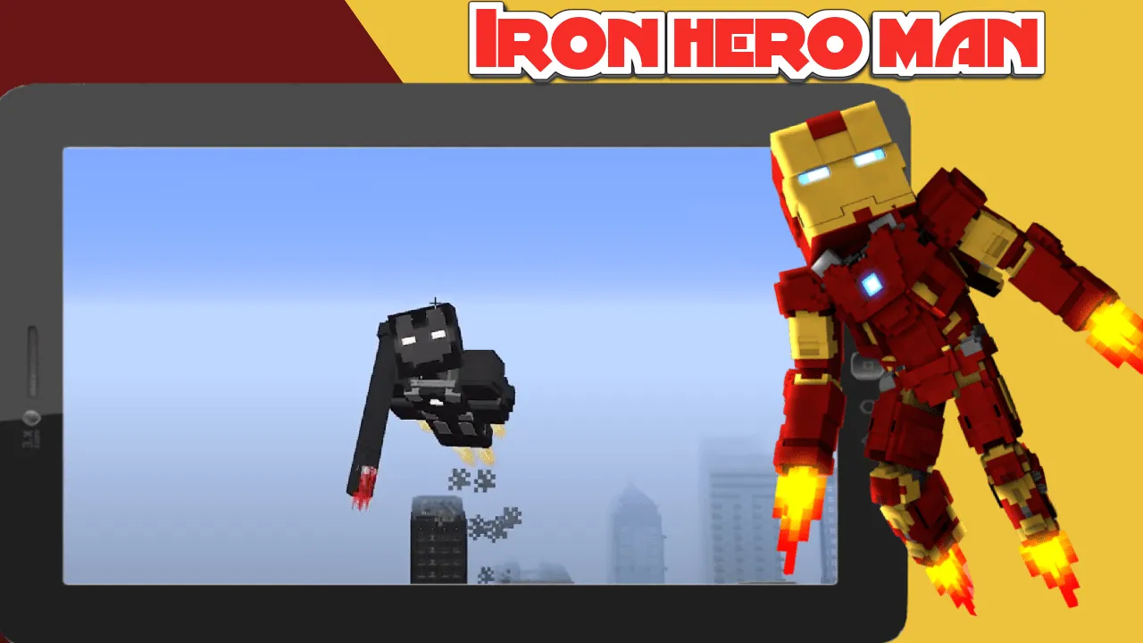 Iron Hero Man Mod For MCPE | Indus Appstore | Screenshot