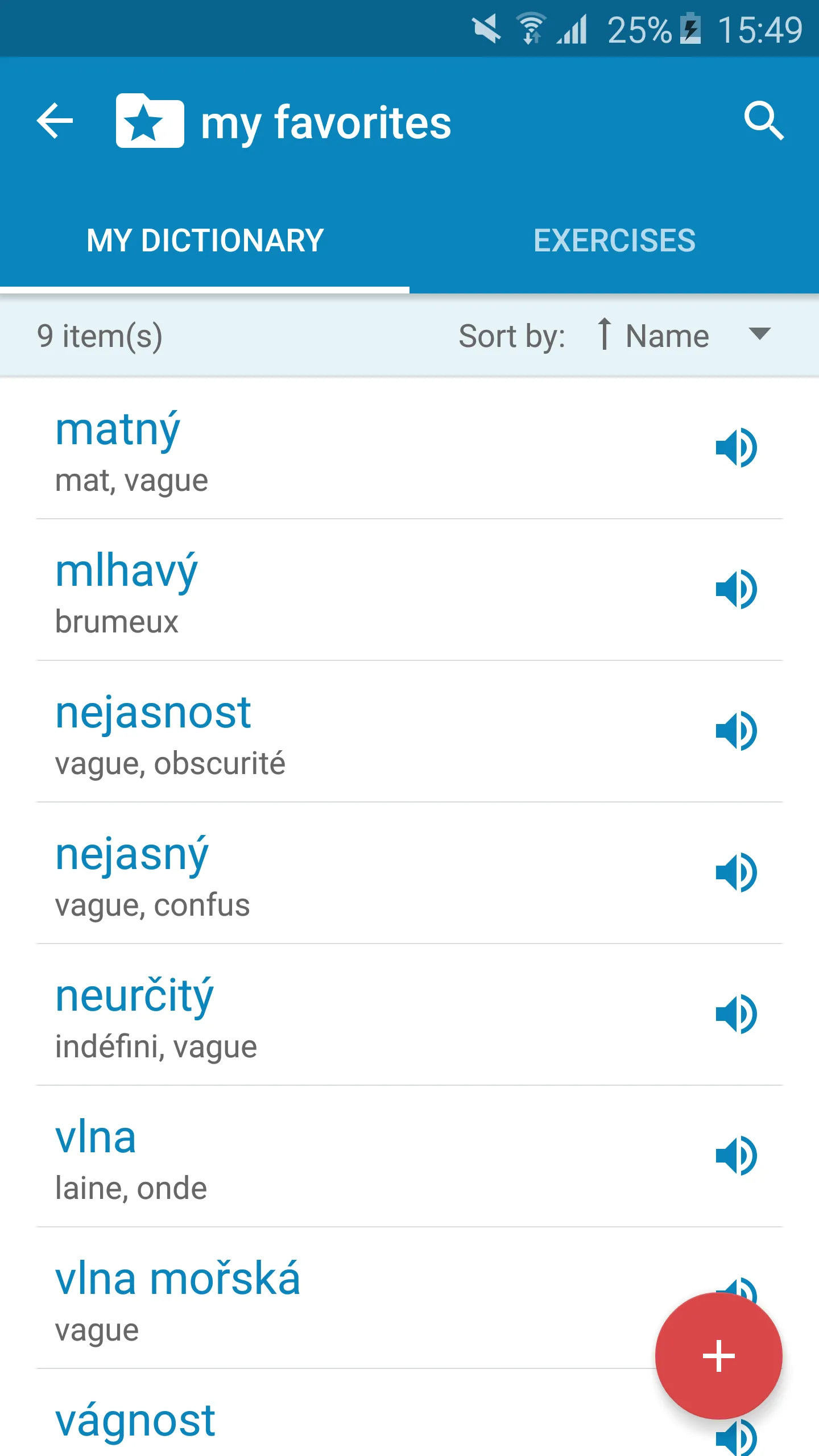 Czech-French Dictionary | Indus Appstore | Screenshot