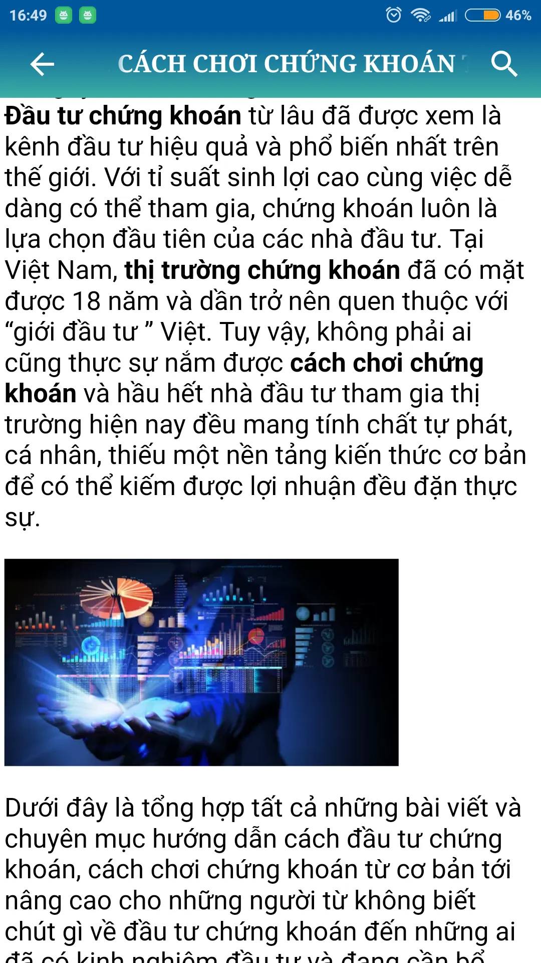 Kỹ Năng Đầu Tư Chứng Khoán | Indus Appstore | Screenshot