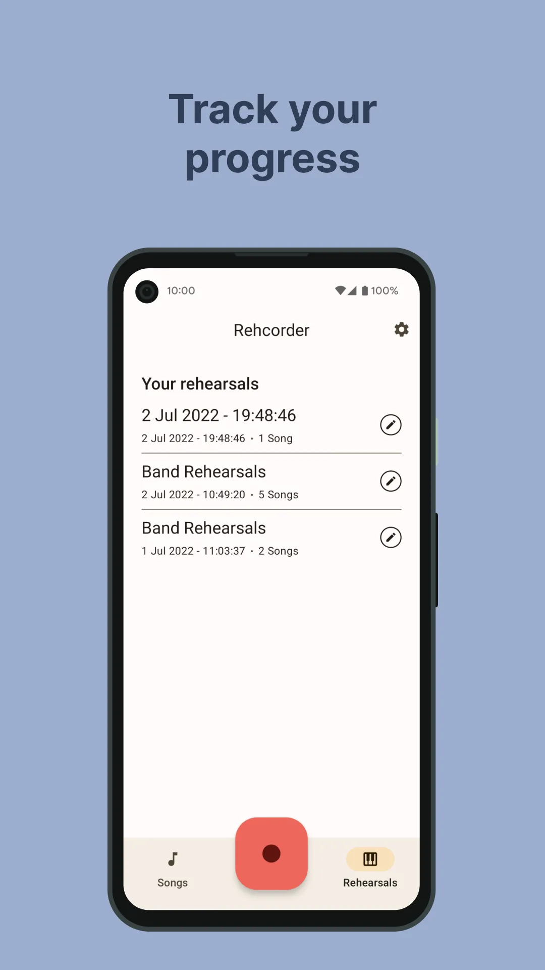 Rehcorder | Indus Appstore | Screenshot