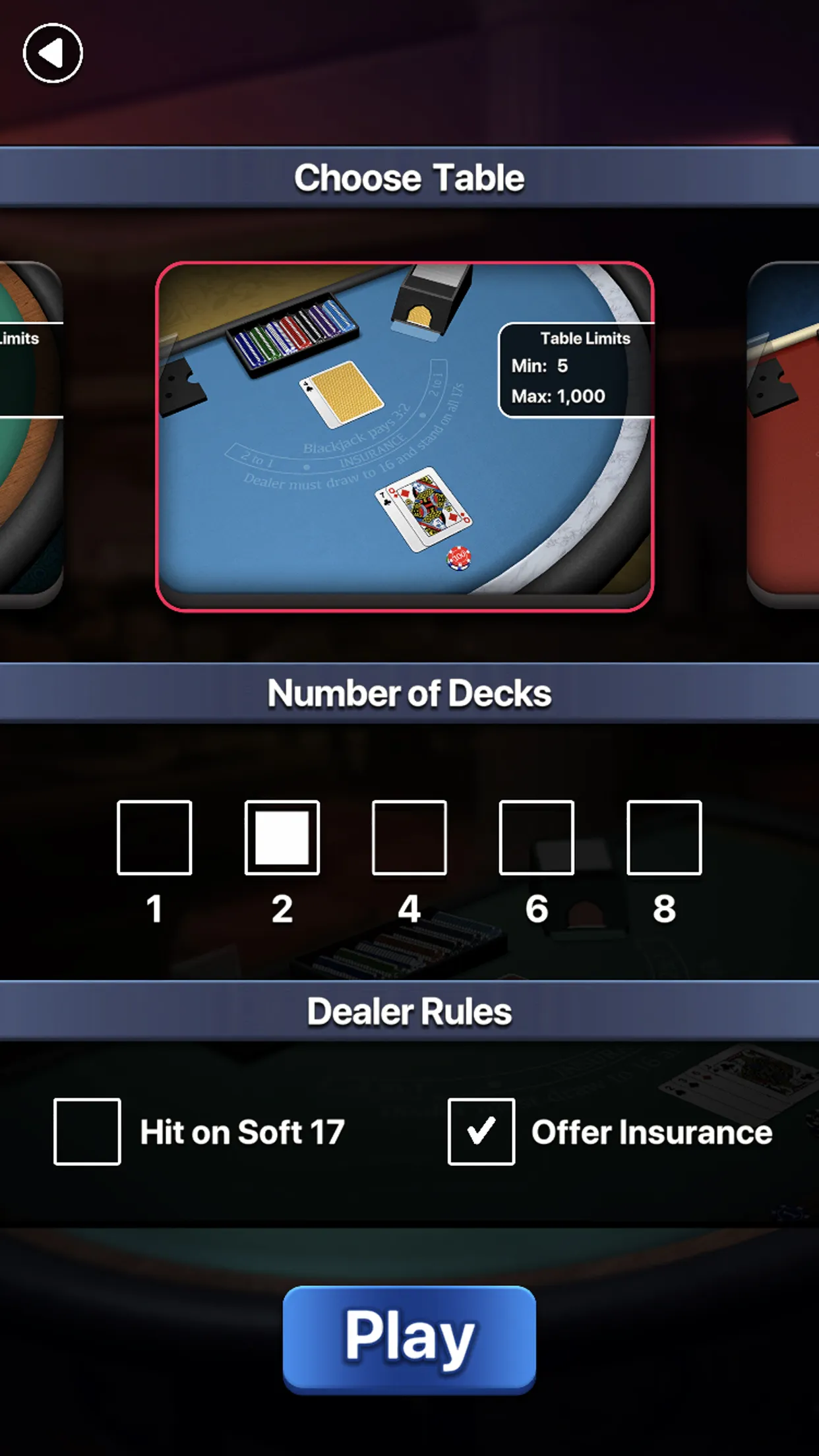 Blackjack 21 | Indus Appstore | Screenshot