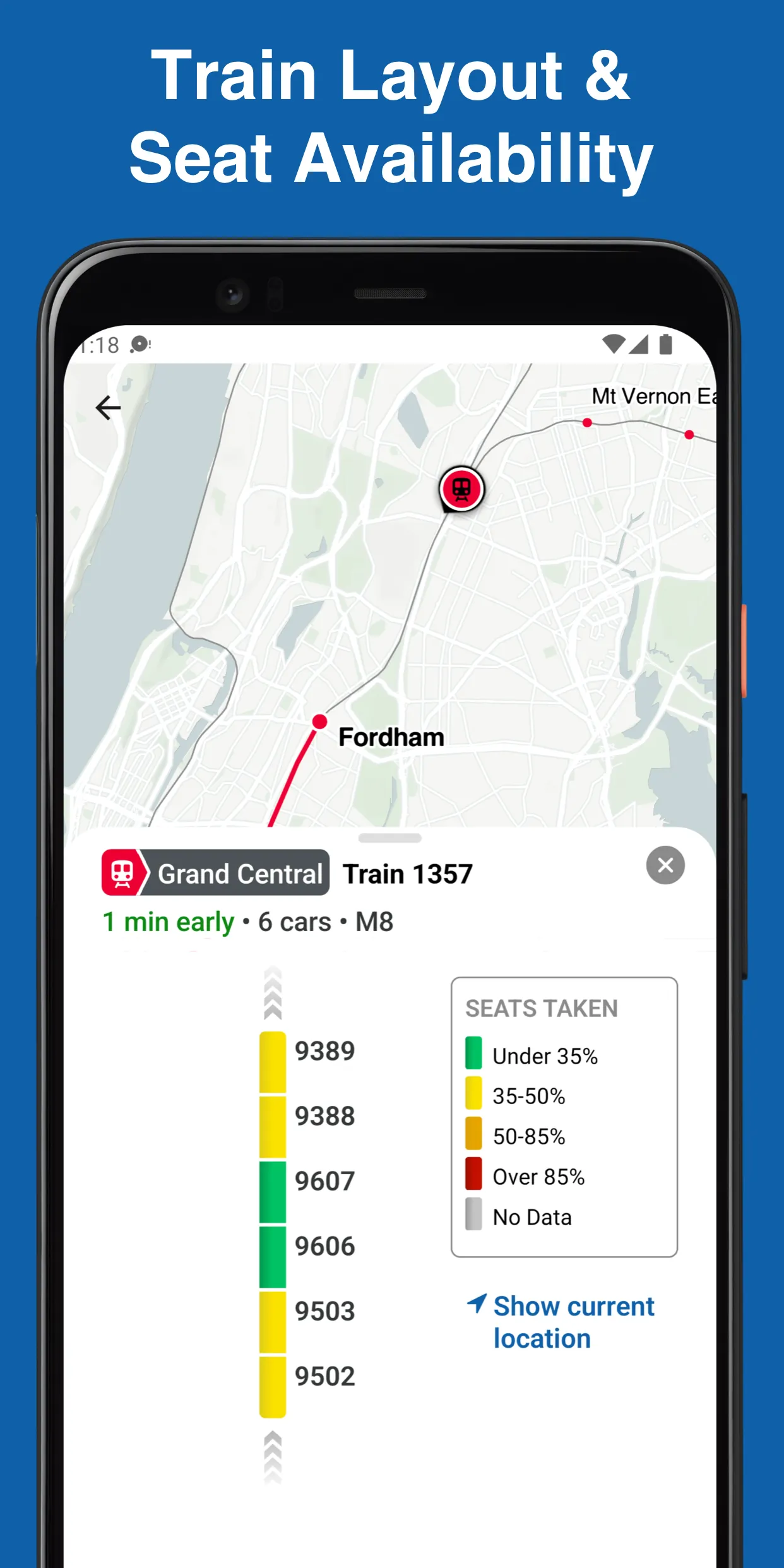 MTA TrainTime | Indus Appstore | Screenshot