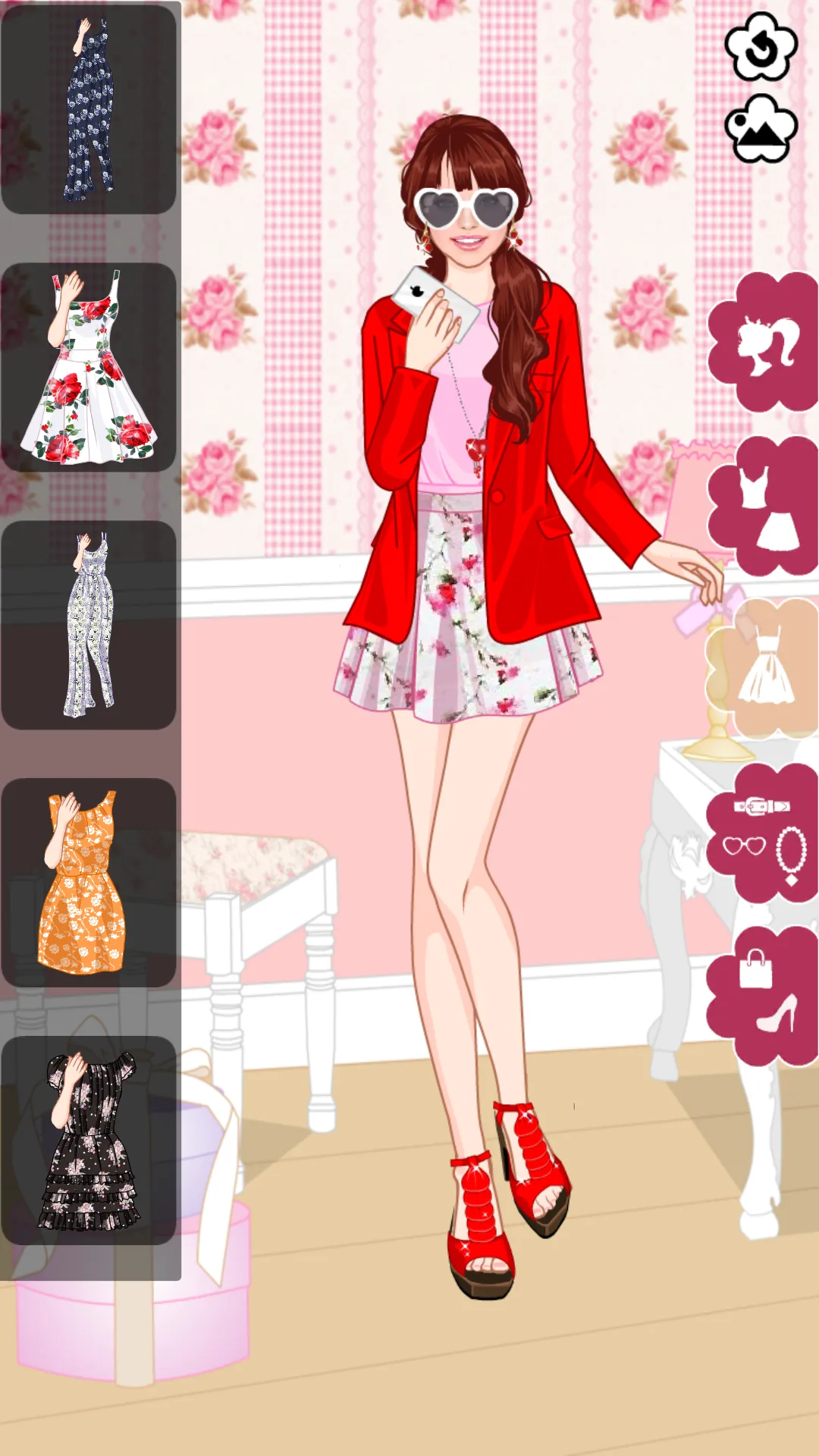 Floral Summer dress up game | Indus Appstore | Screenshot