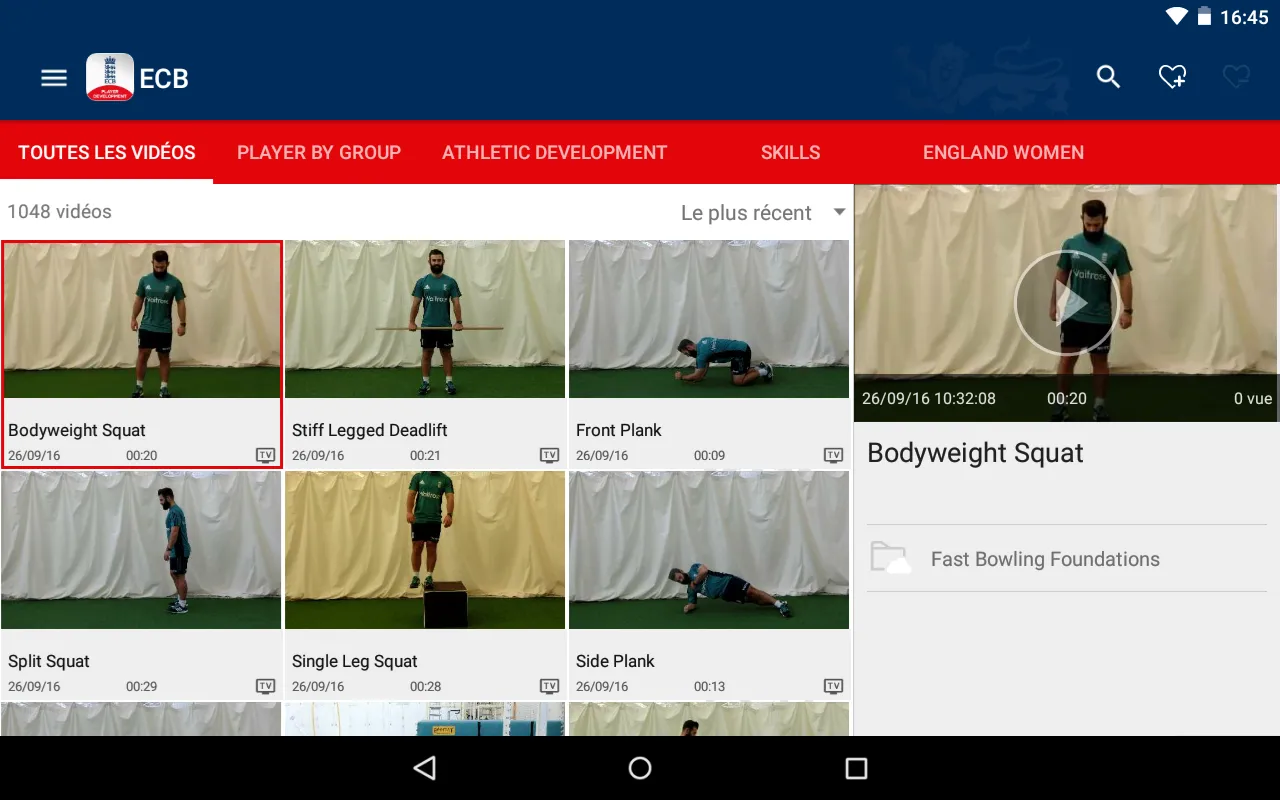 ECB Player Development | Indus Appstore | Screenshot