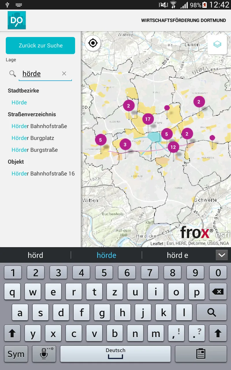 Dortmunder Immobilien App | Indus Appstore | Screenshot