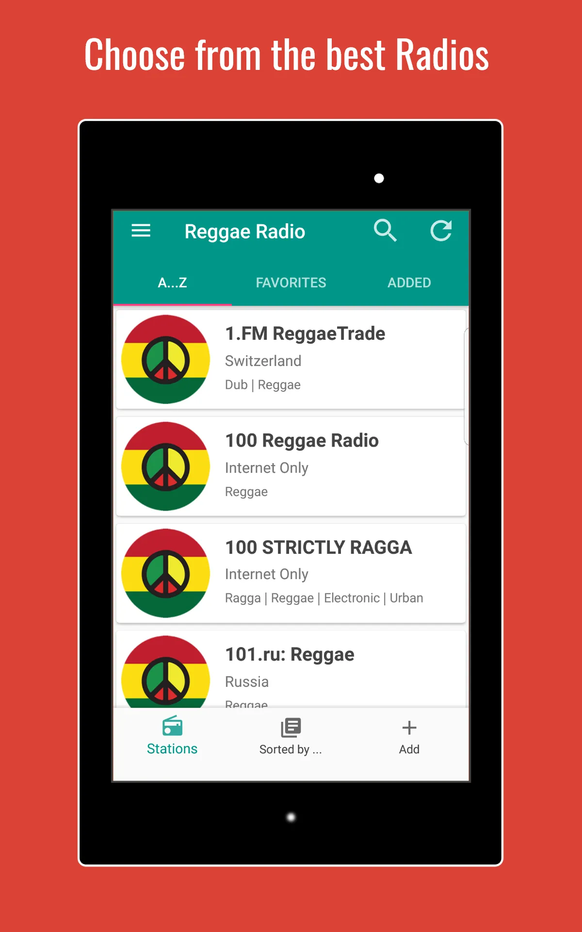 Radio Reggae Worldwide | Indus Appstore | Screenshot