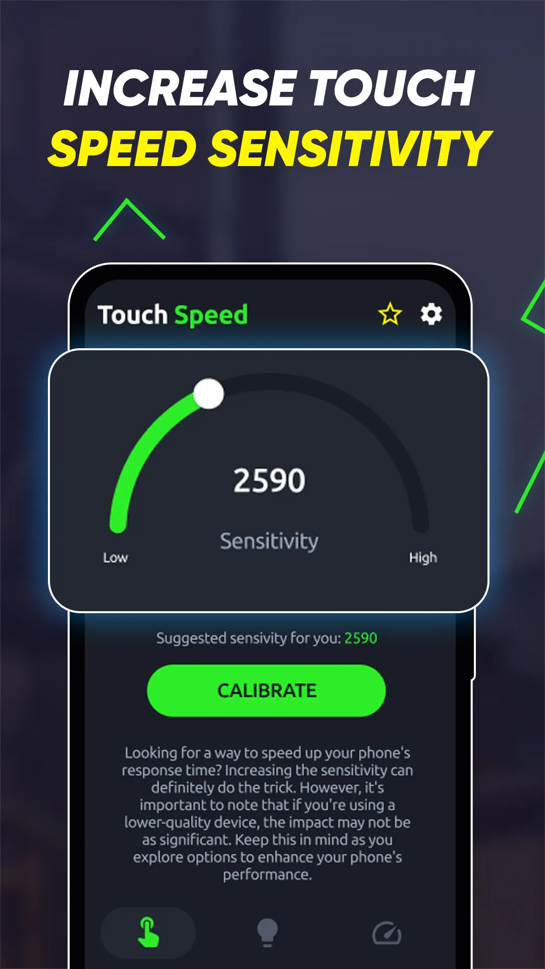 Touch Speed Sensivity Increase | Indus Appstore | Screenshot