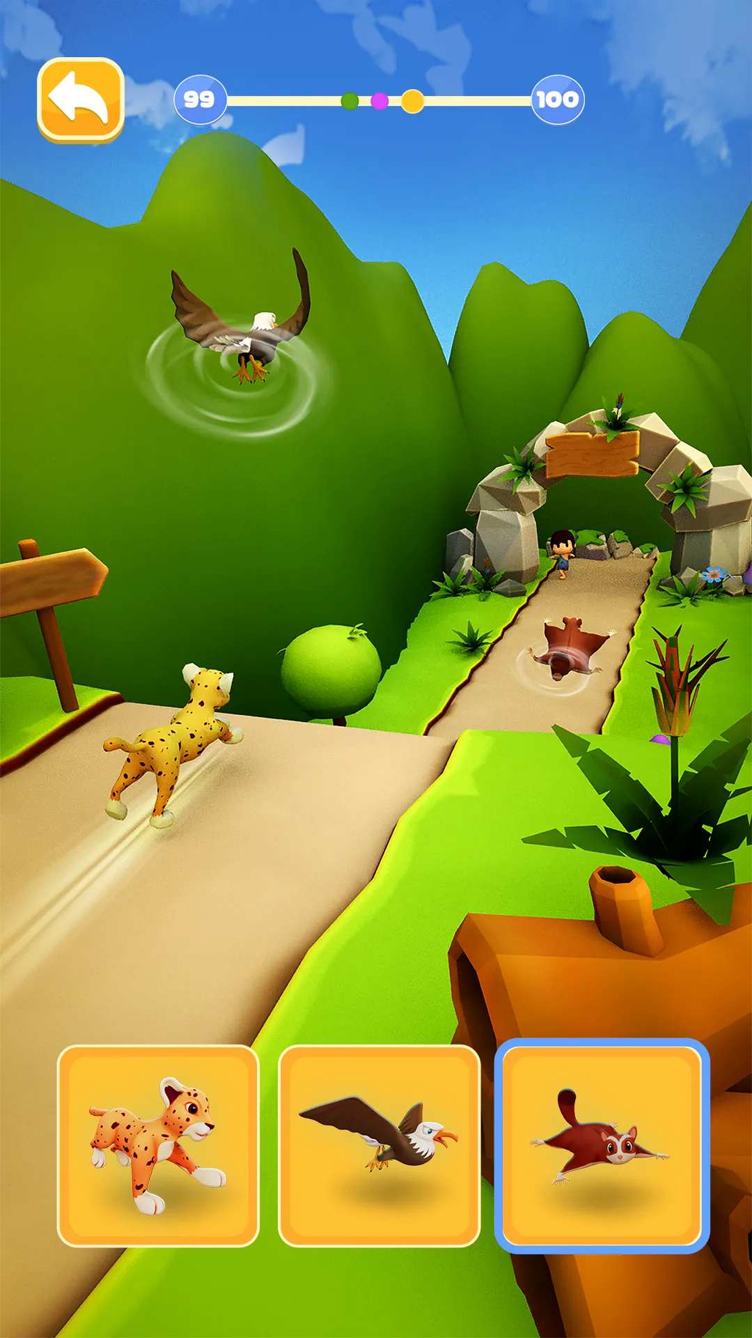 Animal Shifting: Transform Run | Indus Appstore | Screenshot