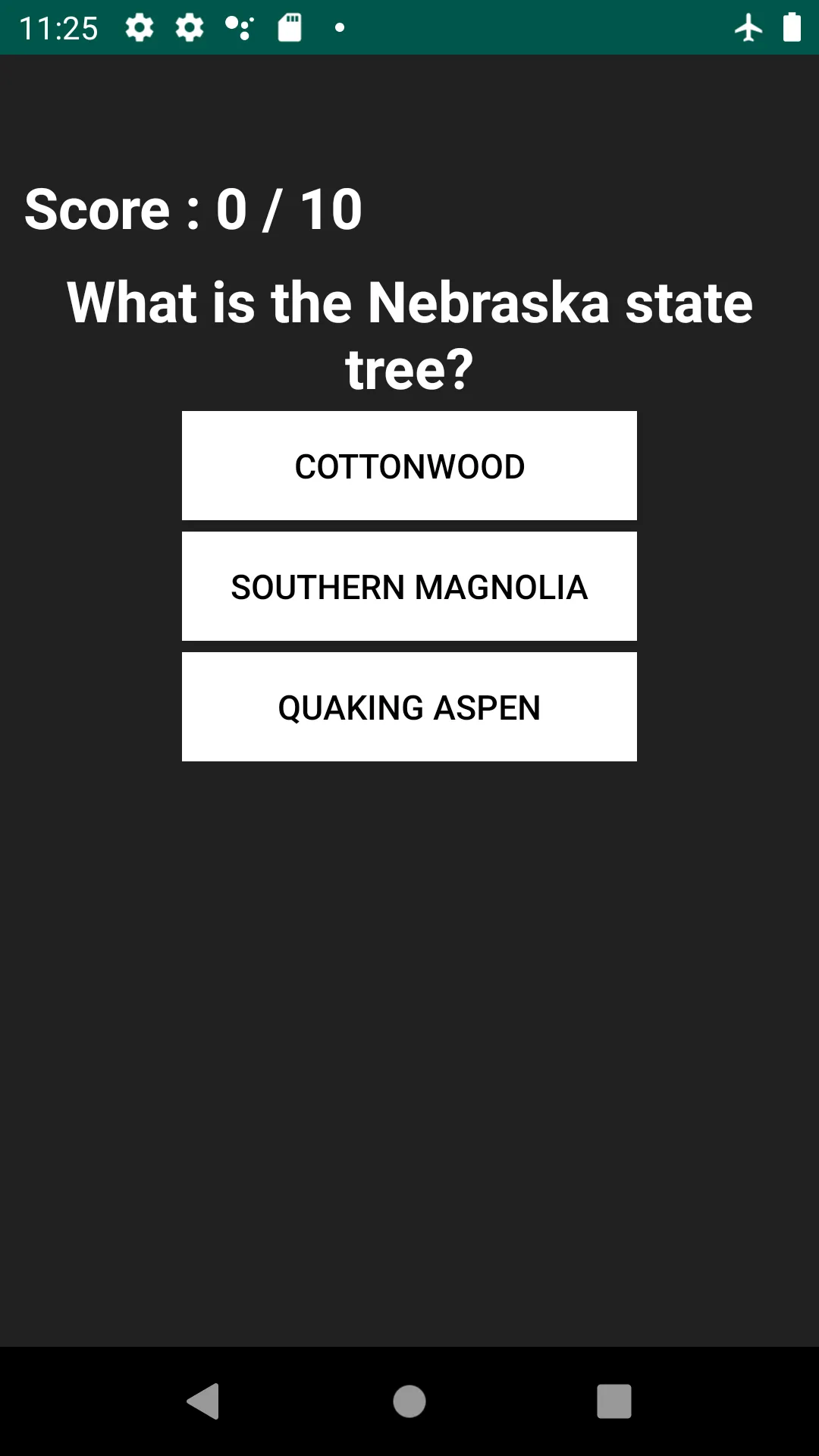 US States Trivia | Indus Appstore | Screenshot