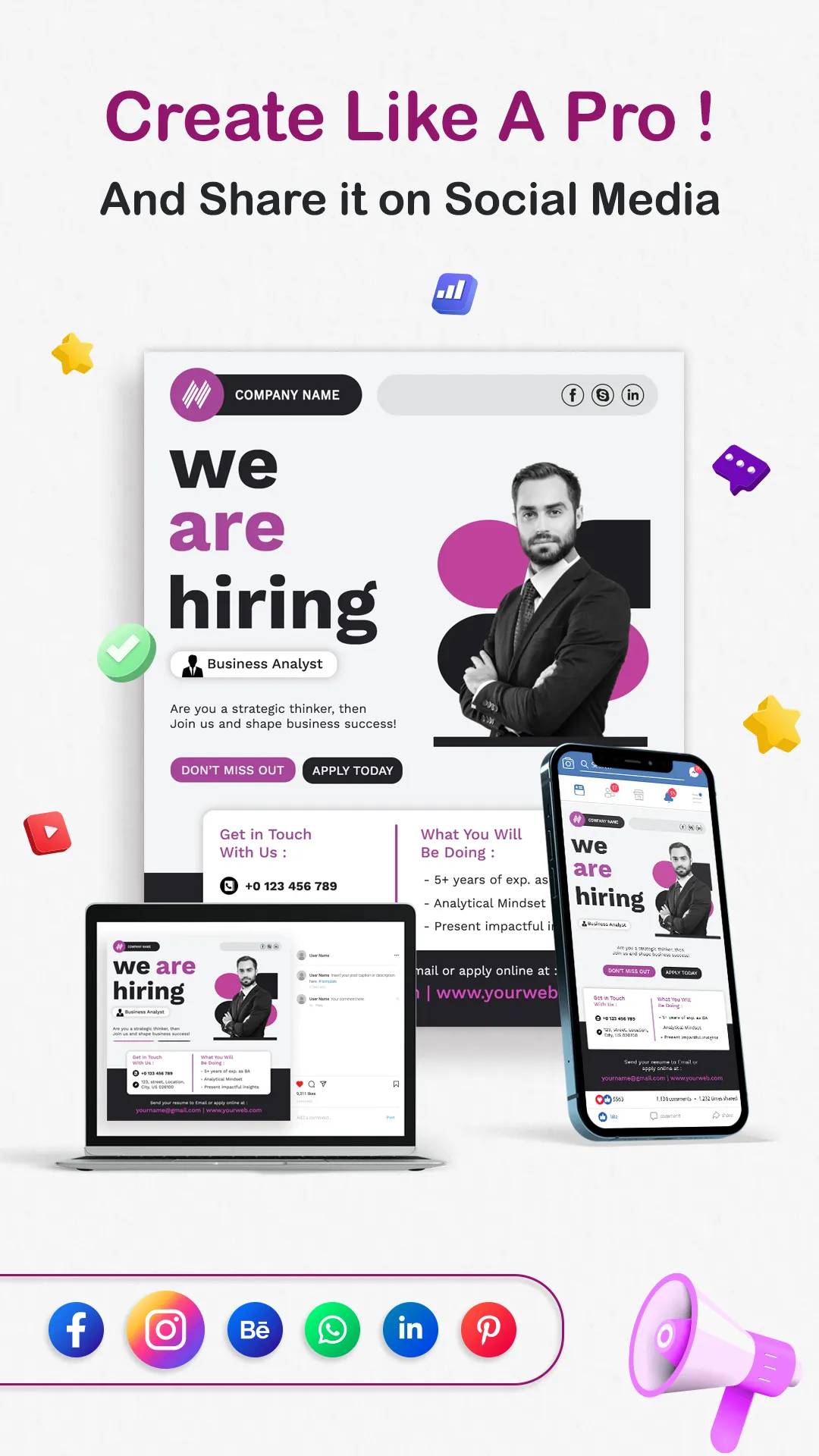 JobPost: Job Post Design | Indus Appstore | Screenshot