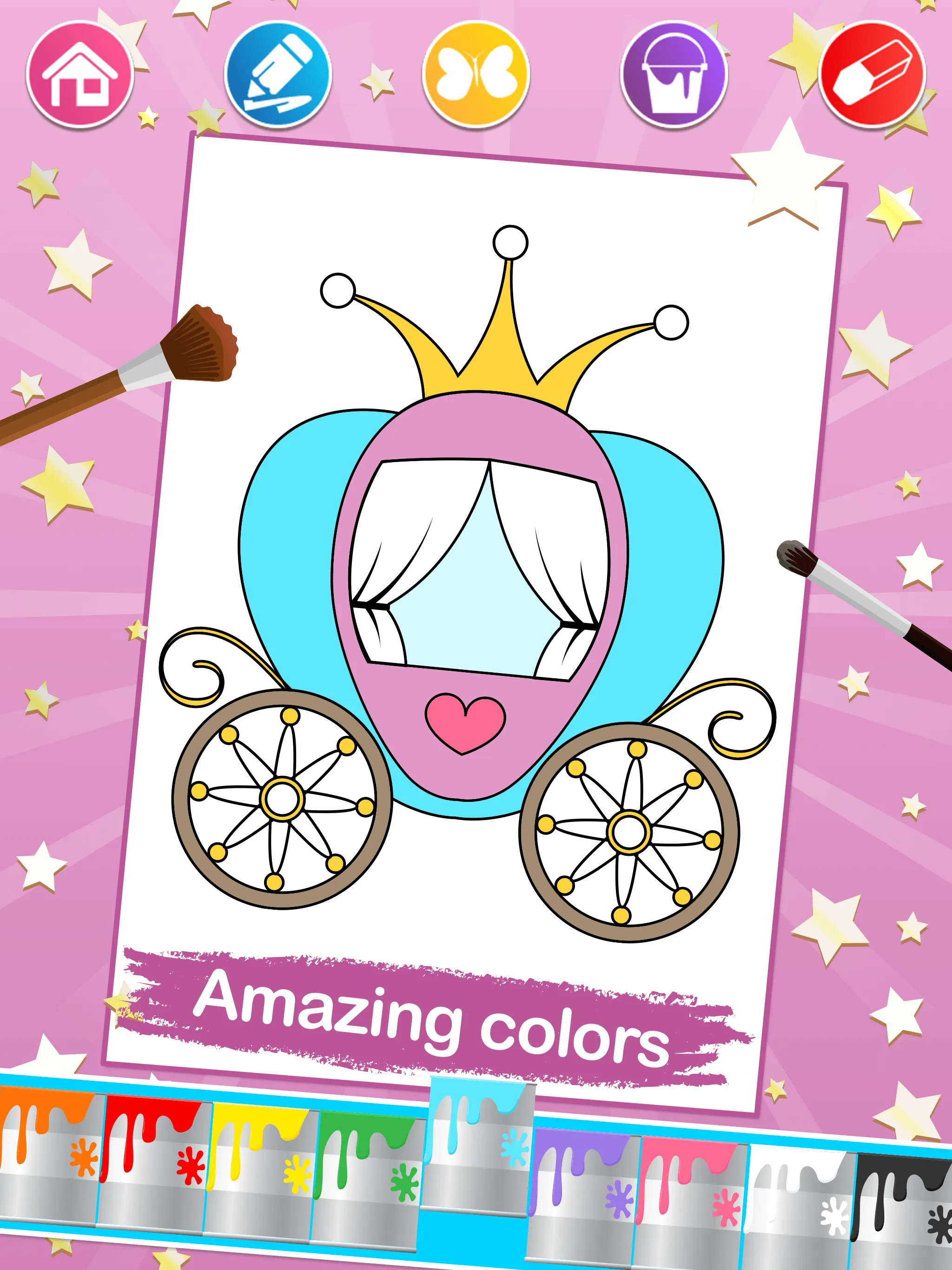 Princess Coloring Pages | Indus Appstore | Screenshot