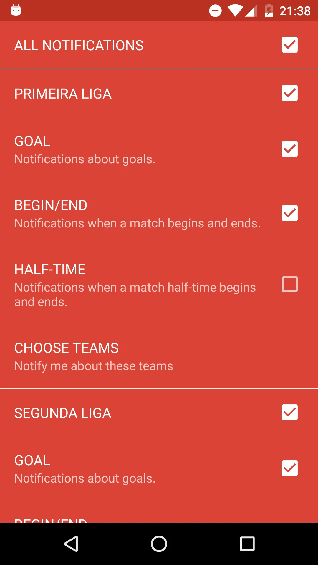 Football Portugal | Indus Appstore | Screenshot