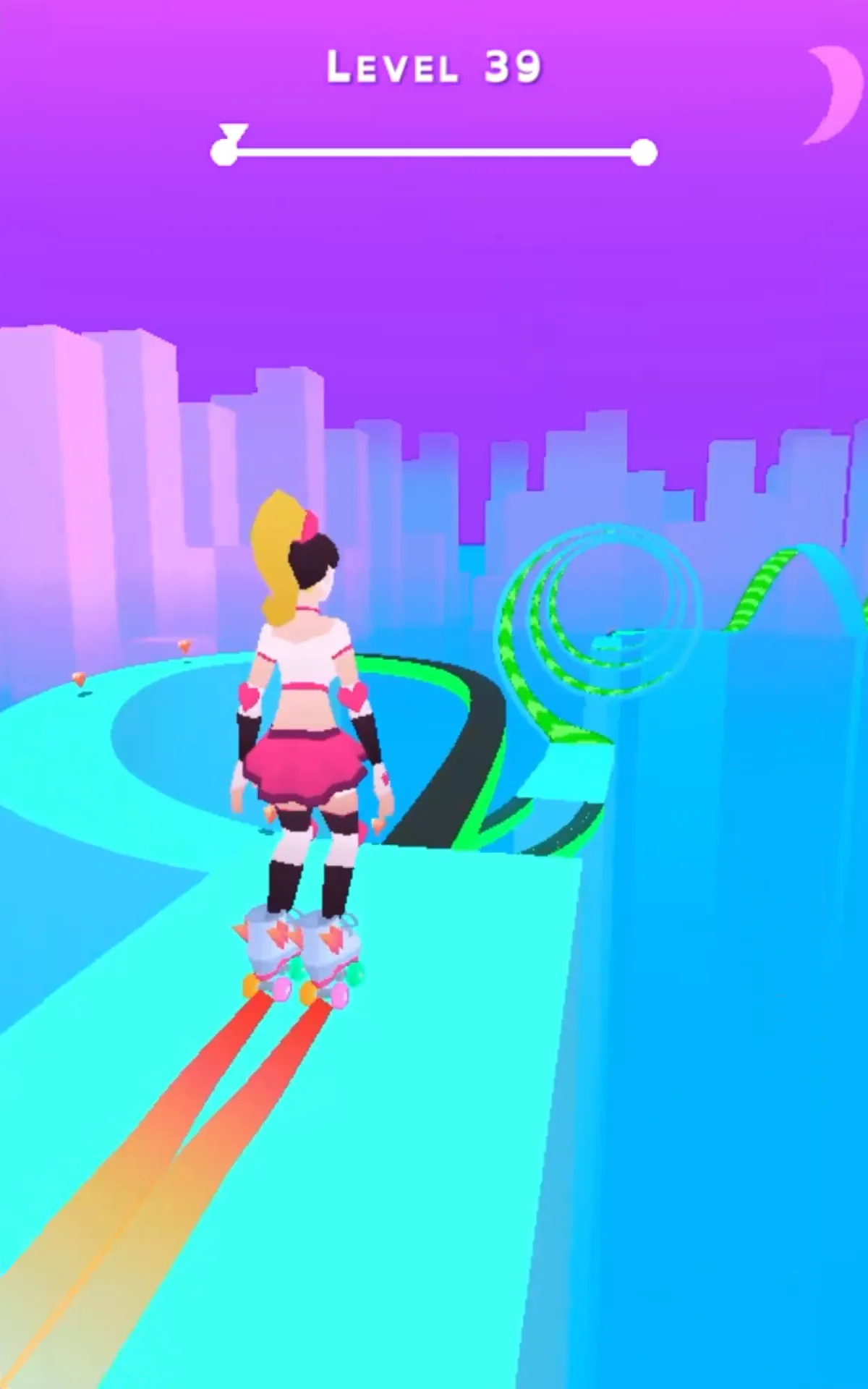 Sky Roller: Rainbow Skating | Indus Appstore | Screenshot