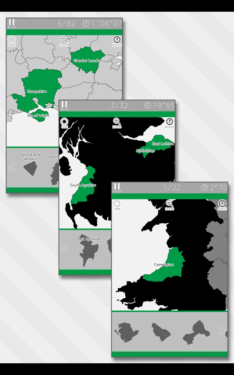 E. Learning UK Map Puzzle | Indus Appstore | Screenshot