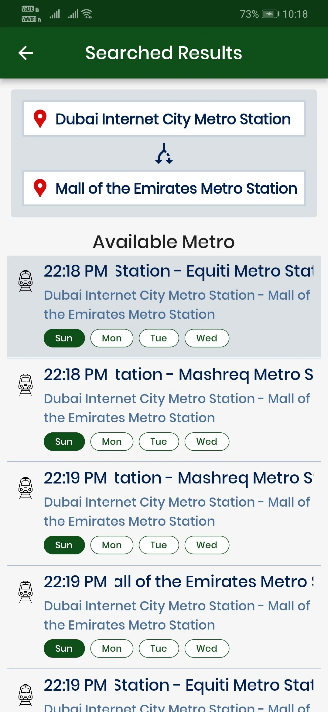 YourIndicator-transport timing | Indus Appstore | Screenshot