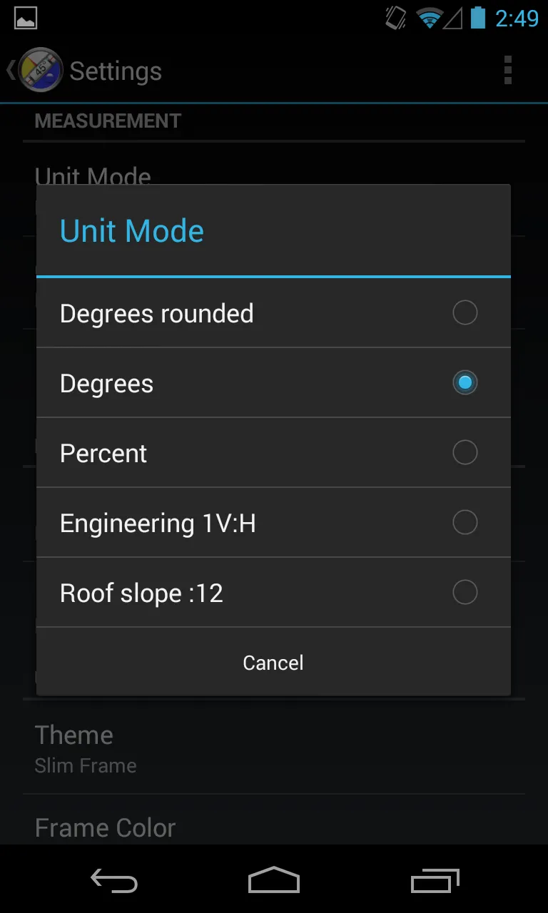 Clinometer  +  bubble level | Indus Appstore | Screenshot