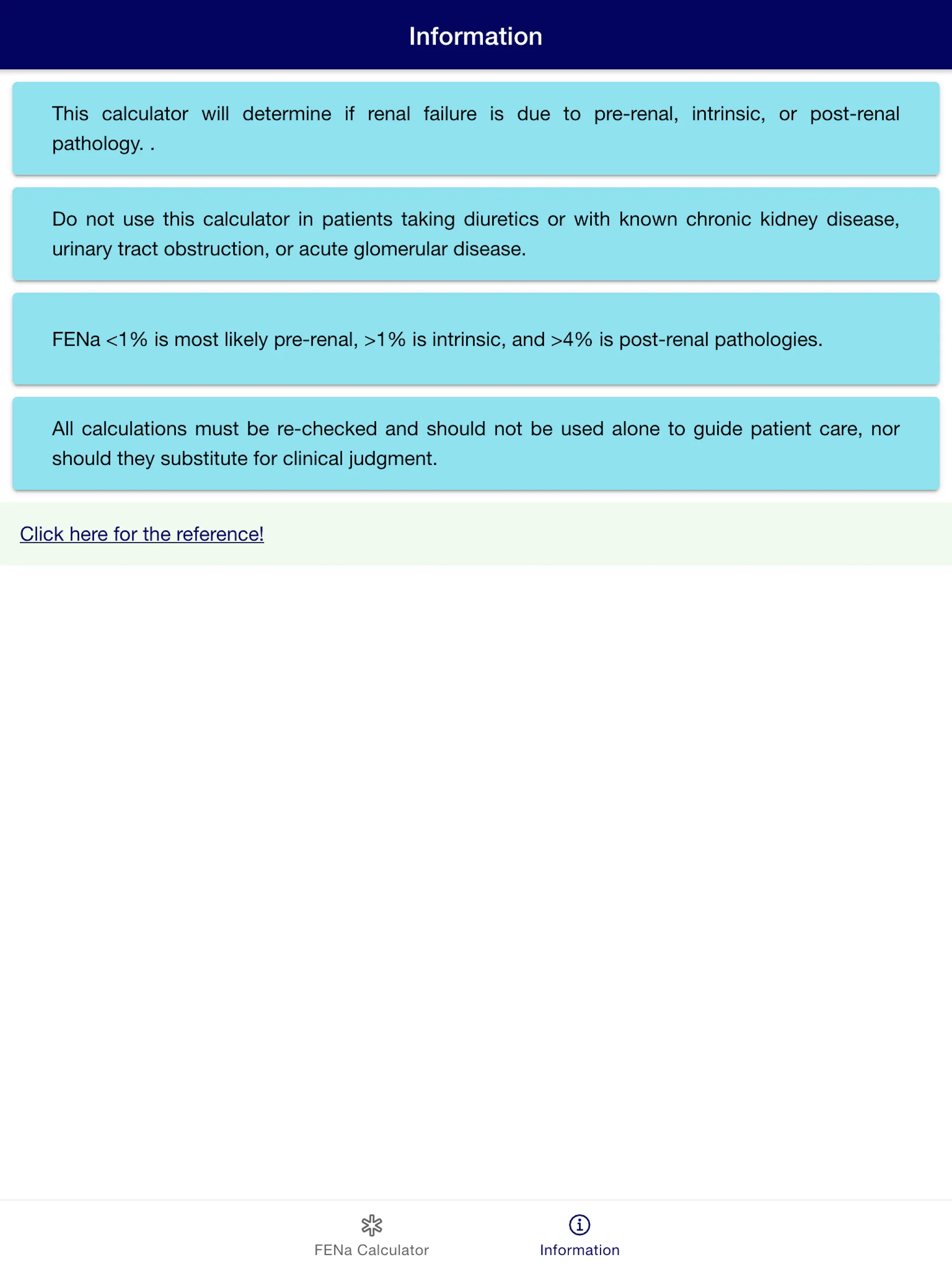 Sodium FENa Calculator | Indus Appstore | Screenshot