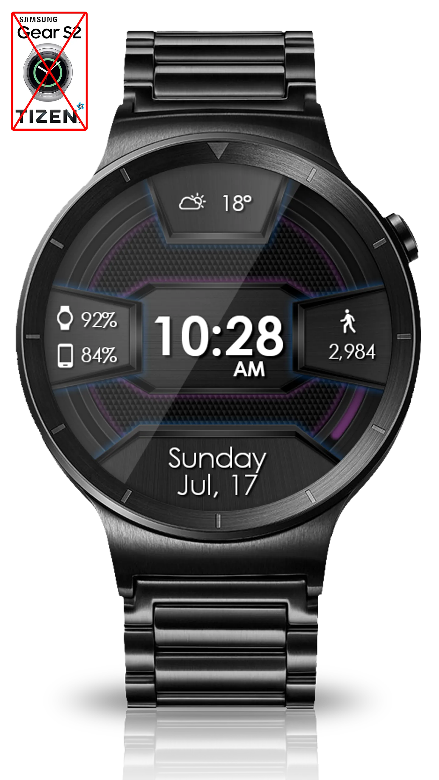 Daring Carbon HD Watch Face | Indus Appstore | Screenshot