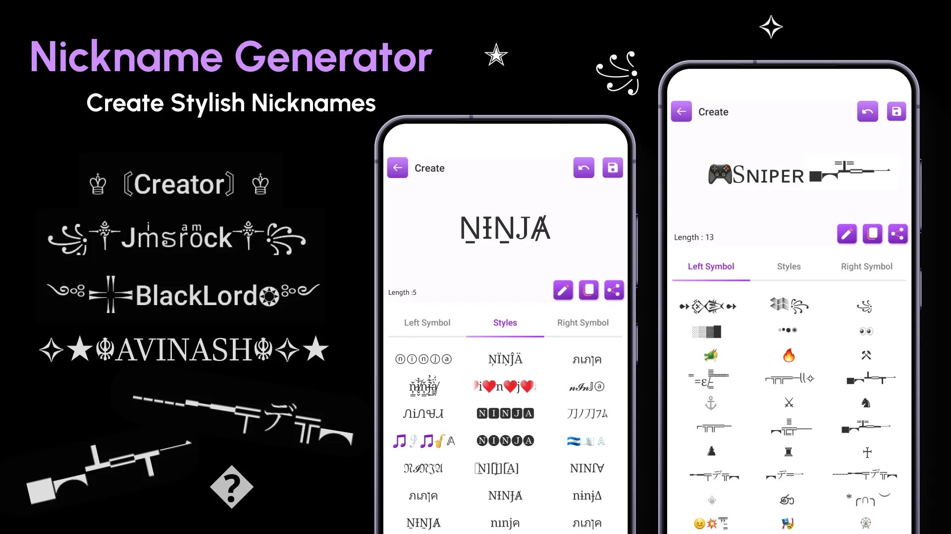 Nickname Generator: NickName | Indus Appstore | Screenshot