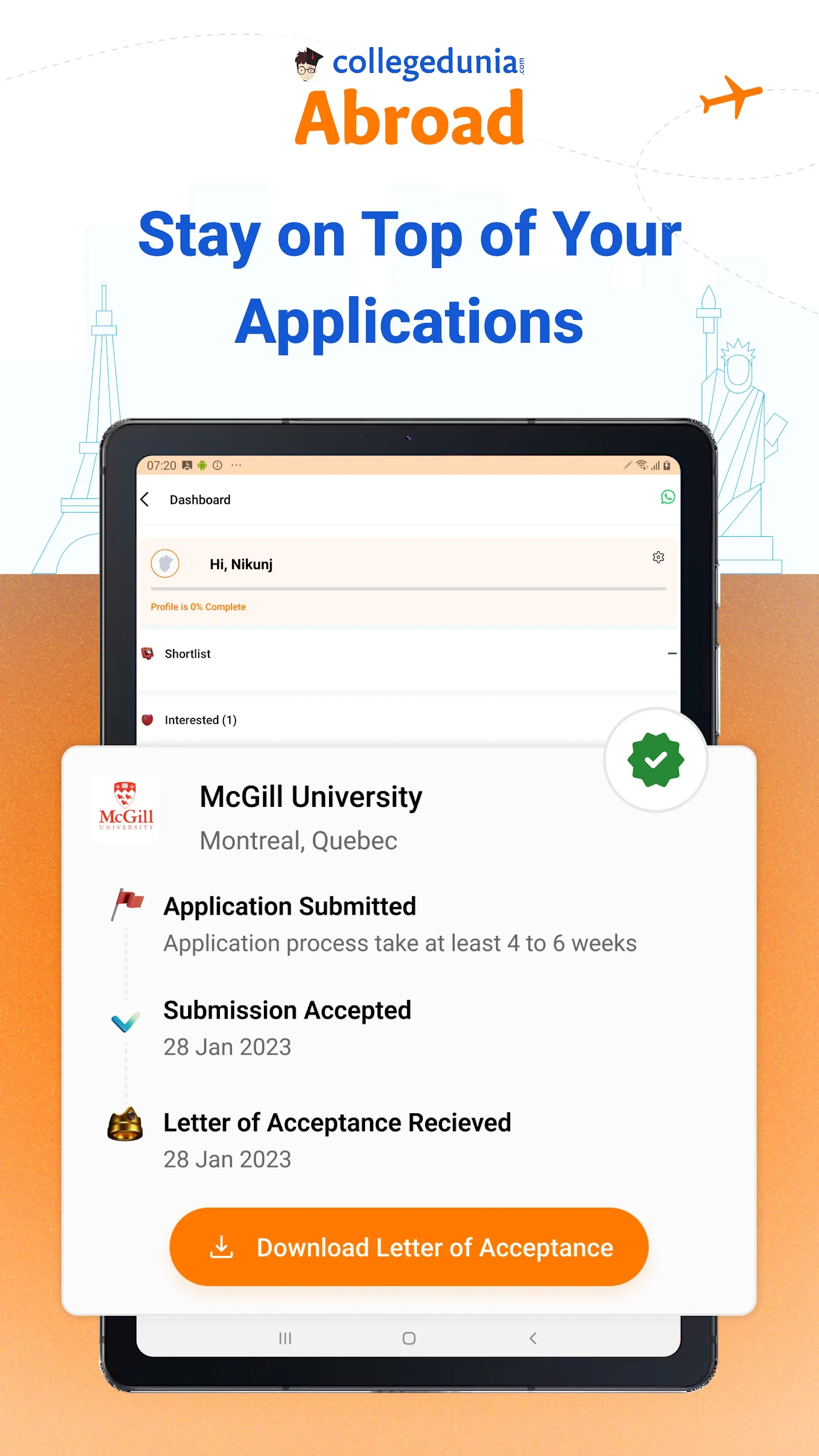 Study Abroad App -Collegedunia | Indus Appstore | Screenshot