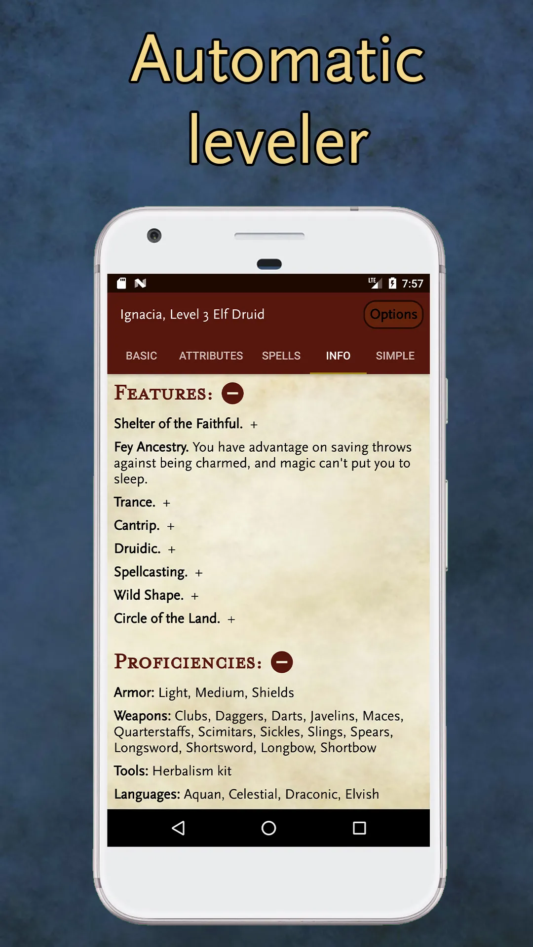 5e Character Sheet | Indus Appstore | Screenshot