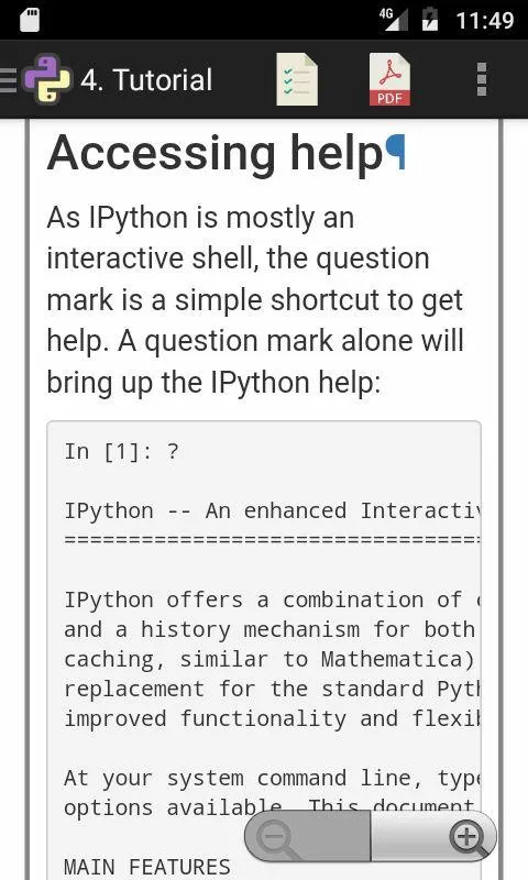 IPython (Jupyter Notebook) Ref | Indus Appstore | Screenshot