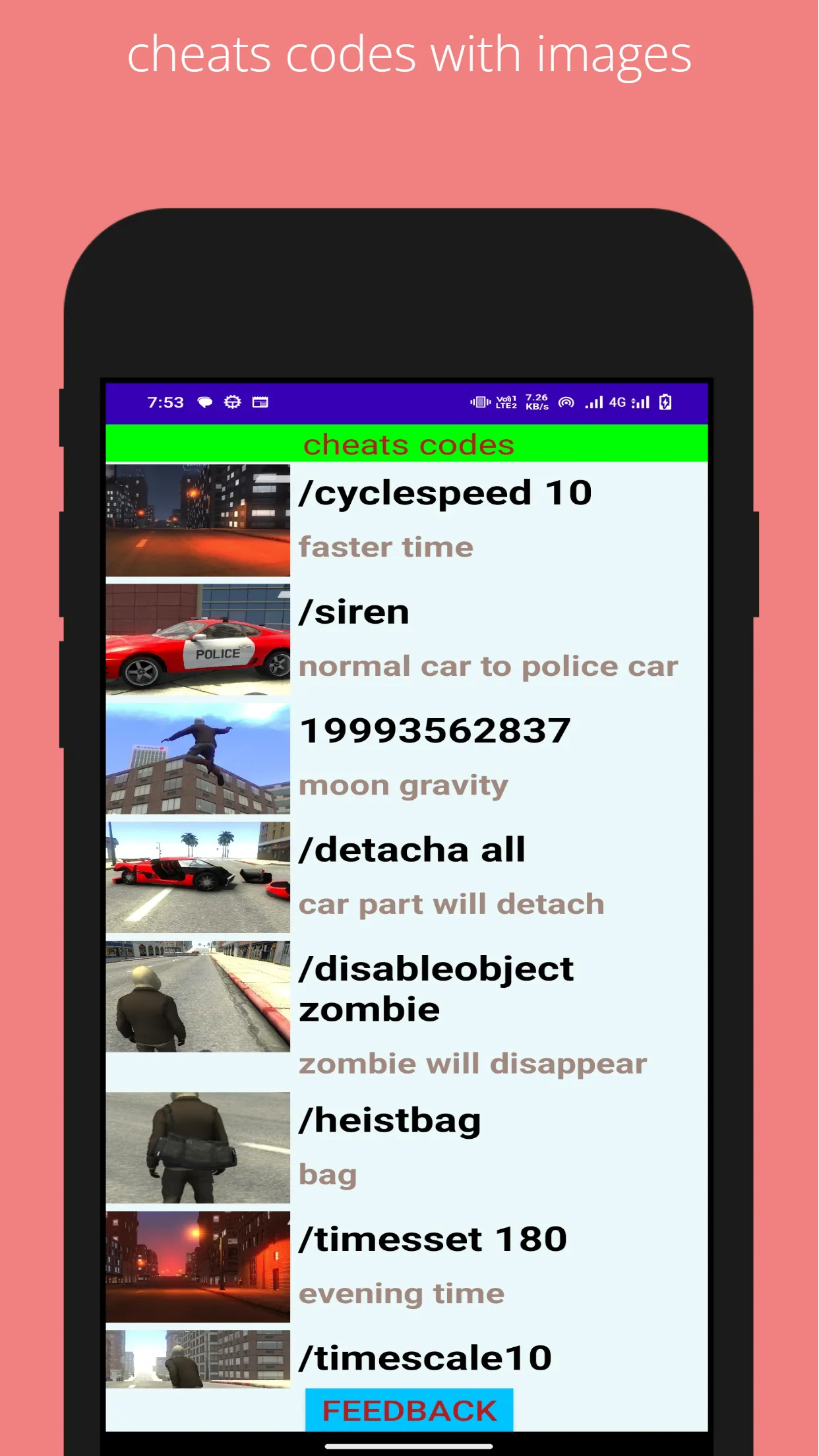 los angeles crime cheats codes | Indus Appstore | Screenshot