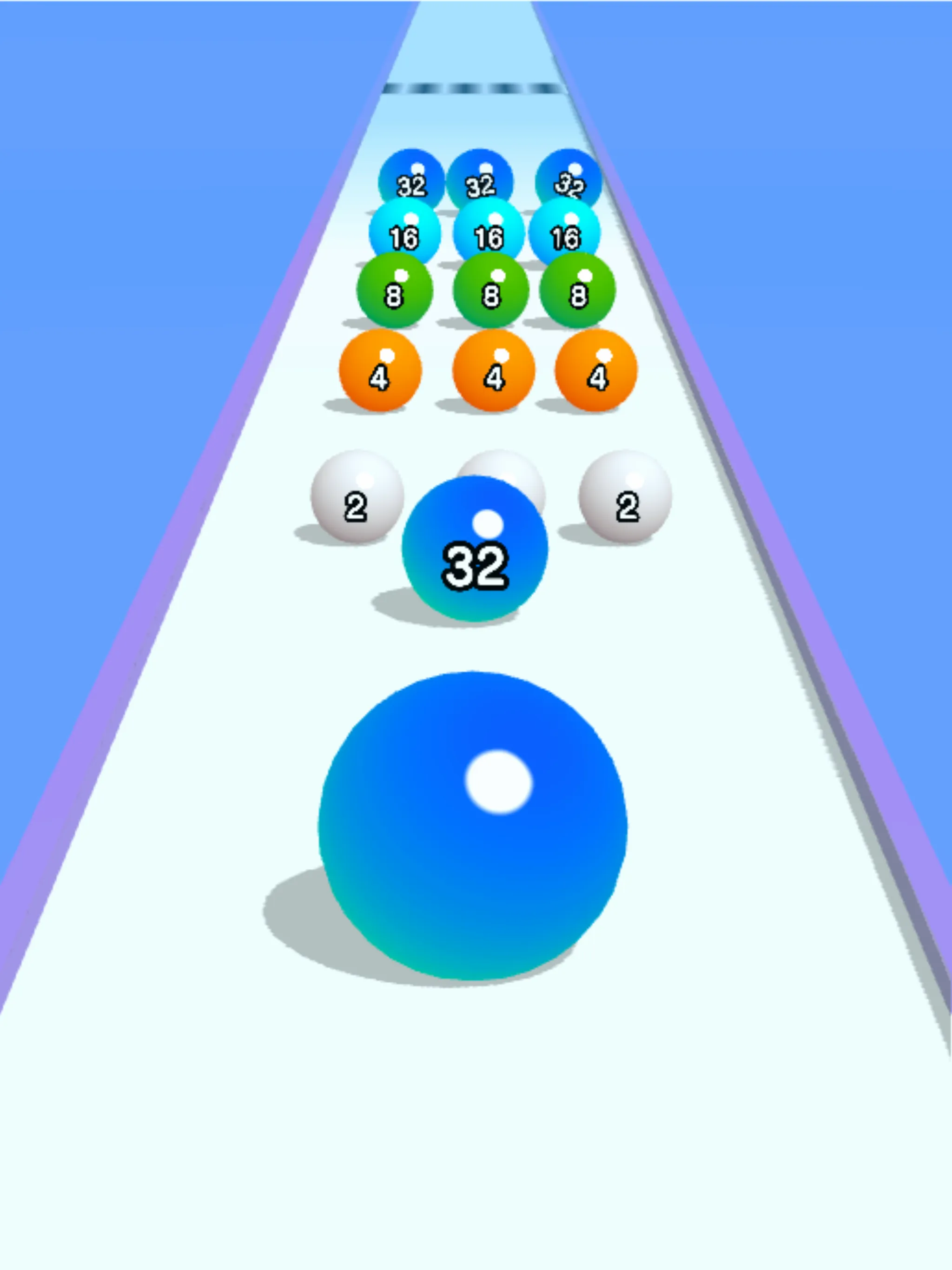 Ball Run 2048: merge number | Indus Appstore | Screenshot