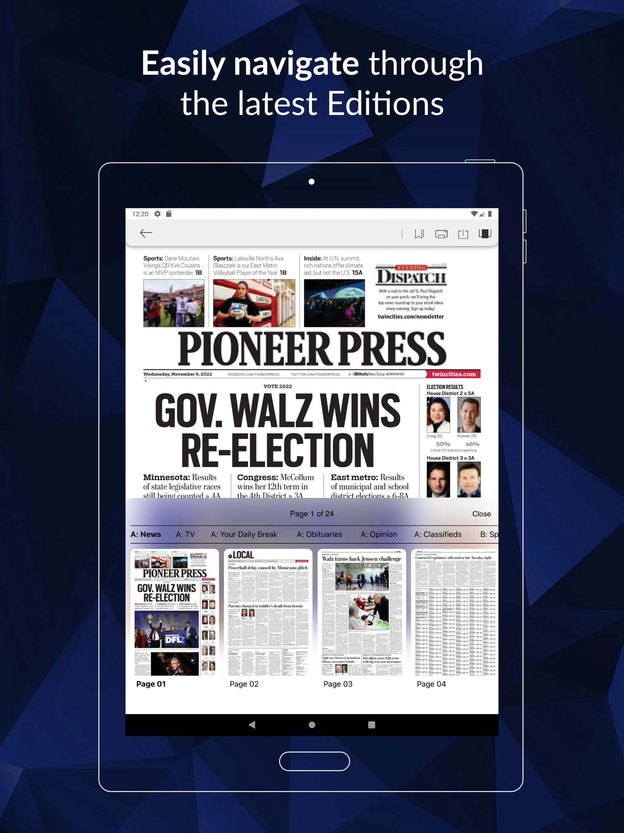 Saint Paul Pioneer Press | Indus Appstore | Screenshot