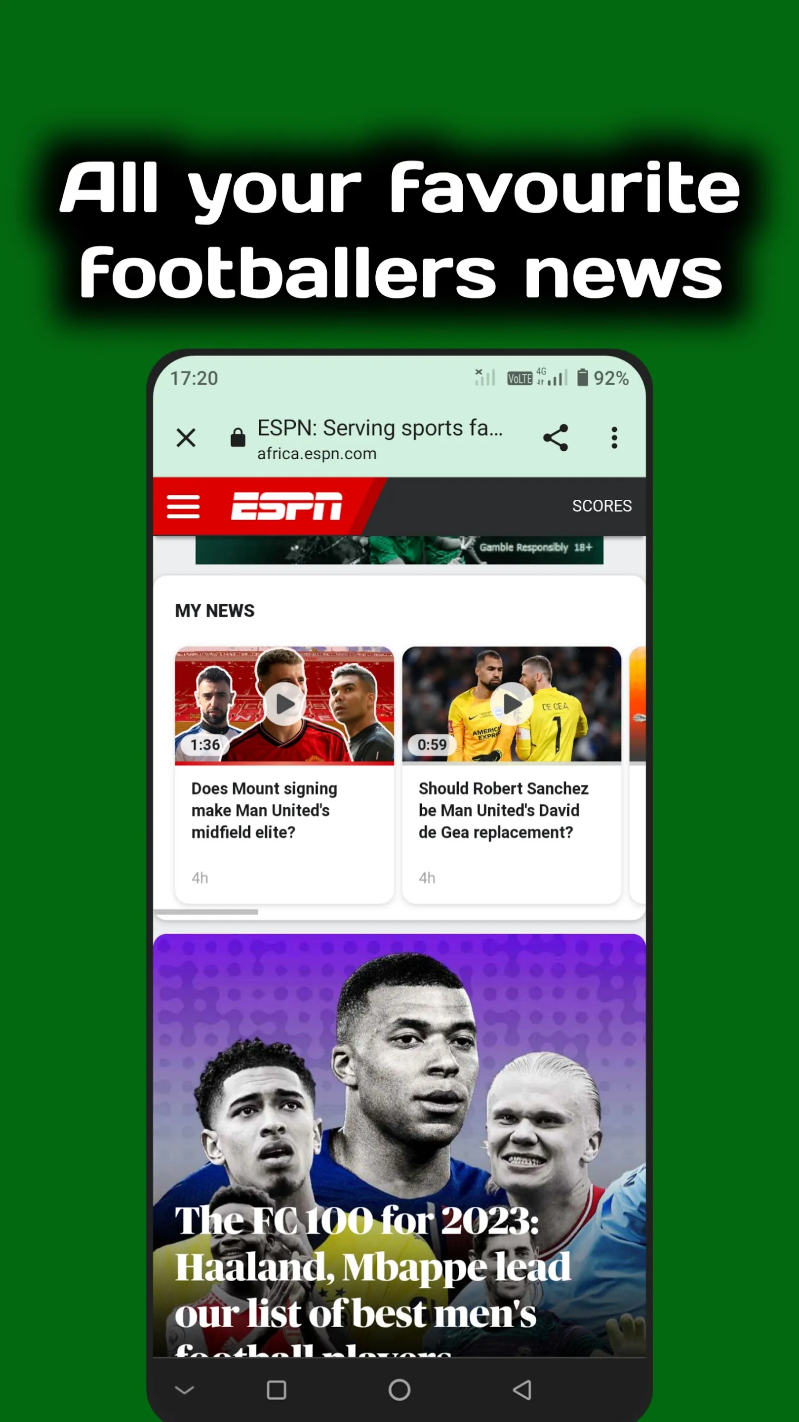 Sports App - Football updates | Indus Appstore | Screenshot