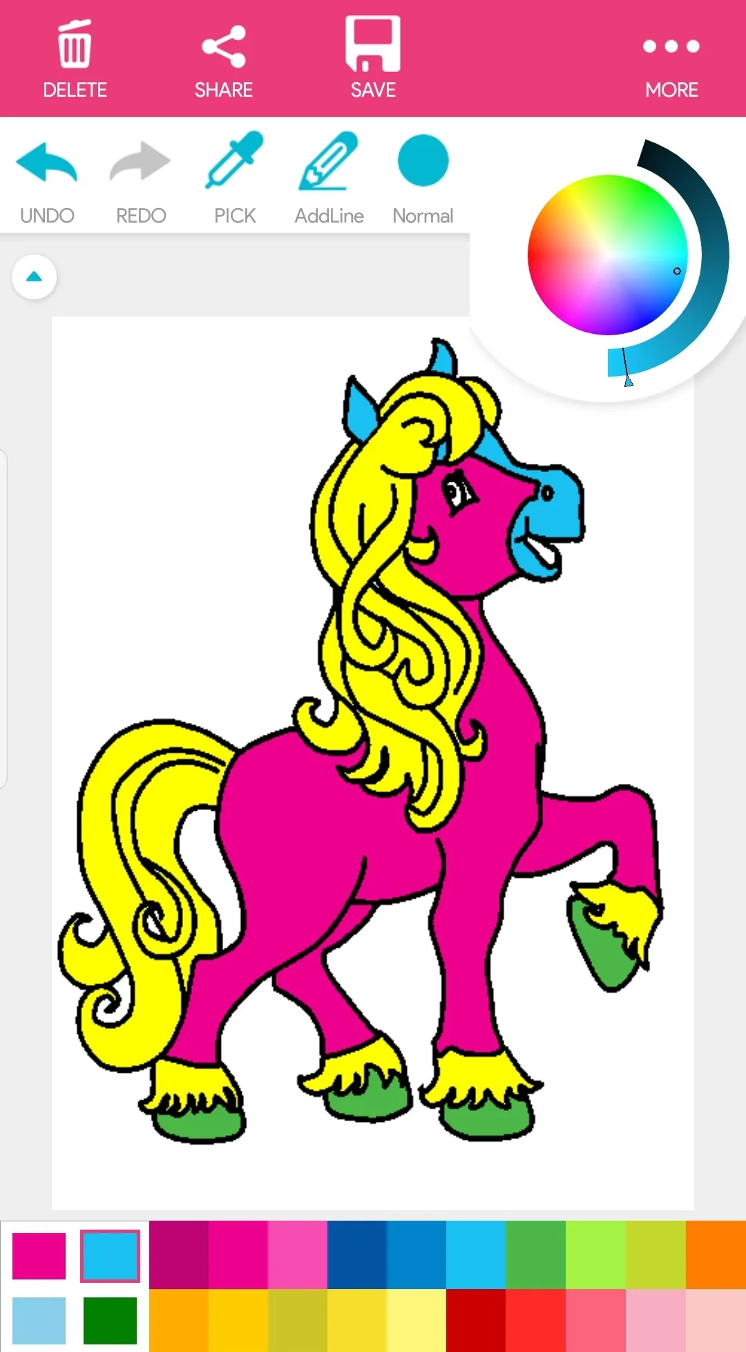 My Pony Coloring Book | Indus Appstore | Screenshot