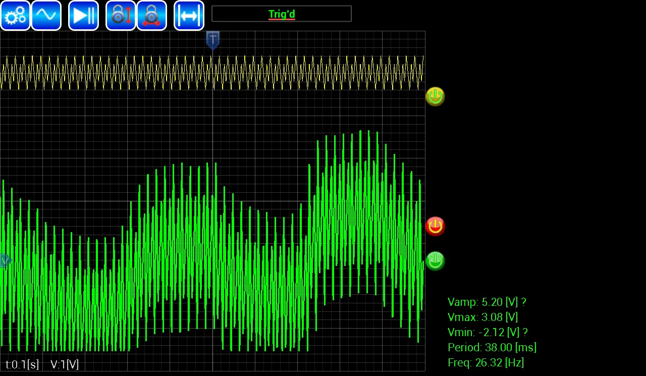 AR-Oscilloscope | Indus Appstore | Screenshot