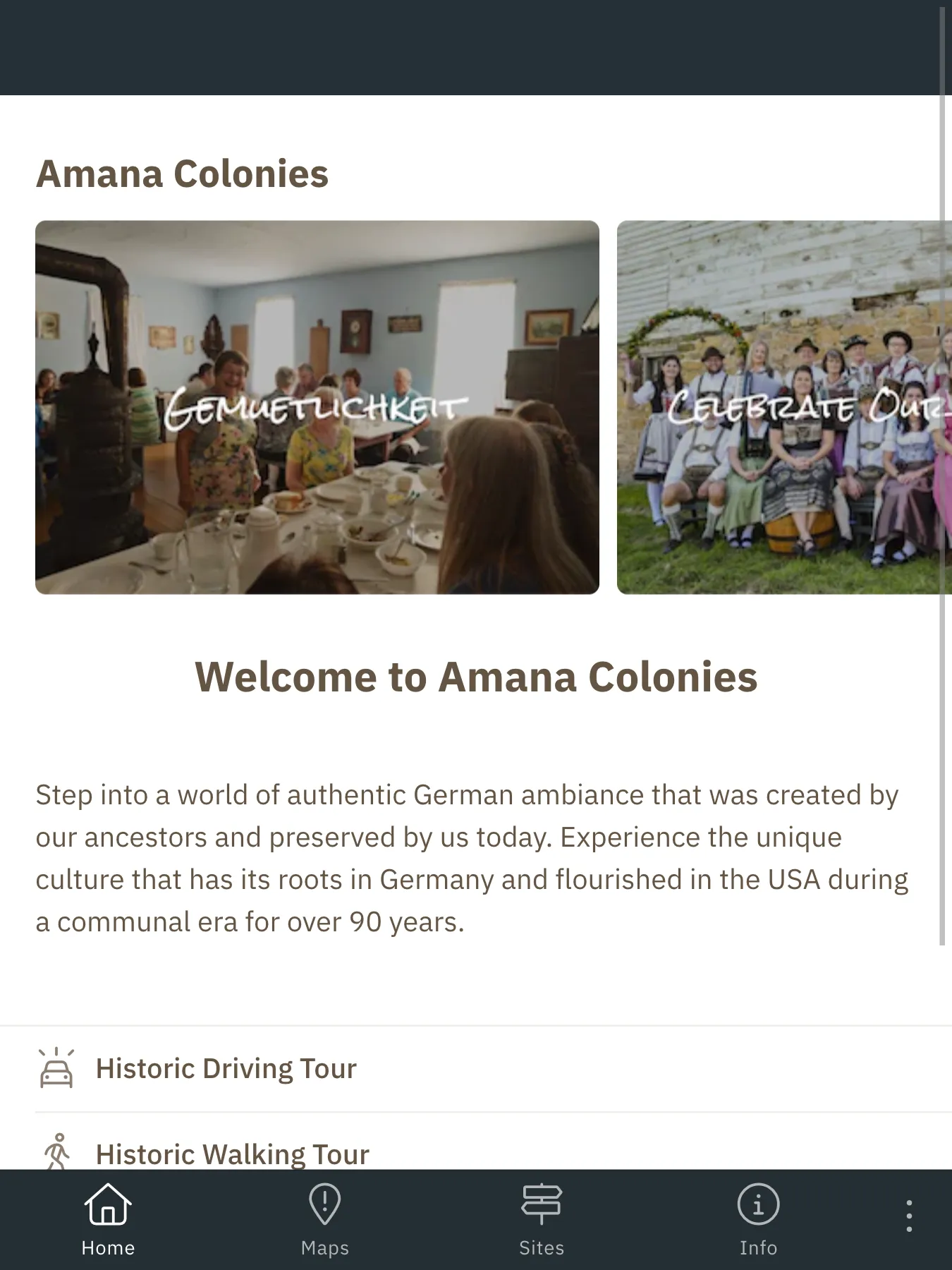 Amana Colonies Visitor App | Indus Appstore | Screenshot